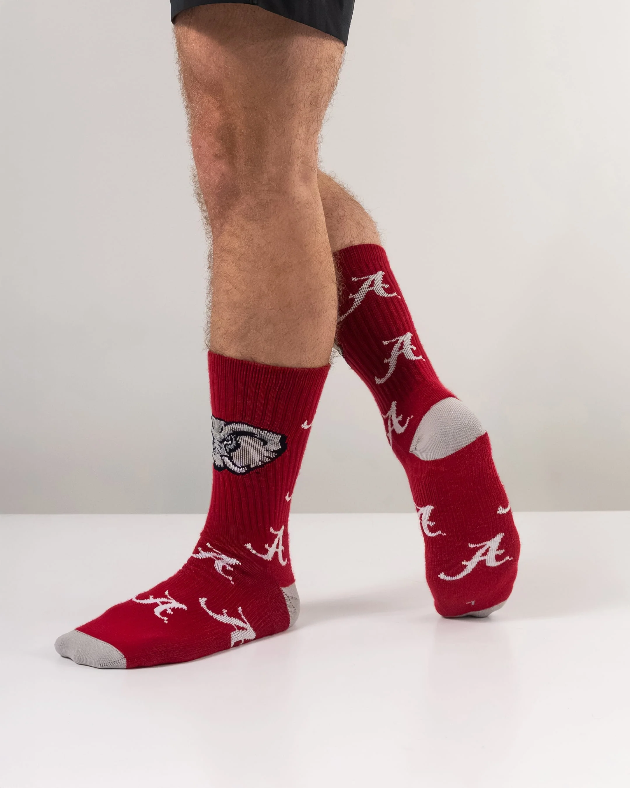 Alabama Crimson Tide Mayhem Crew Socks - Image 5