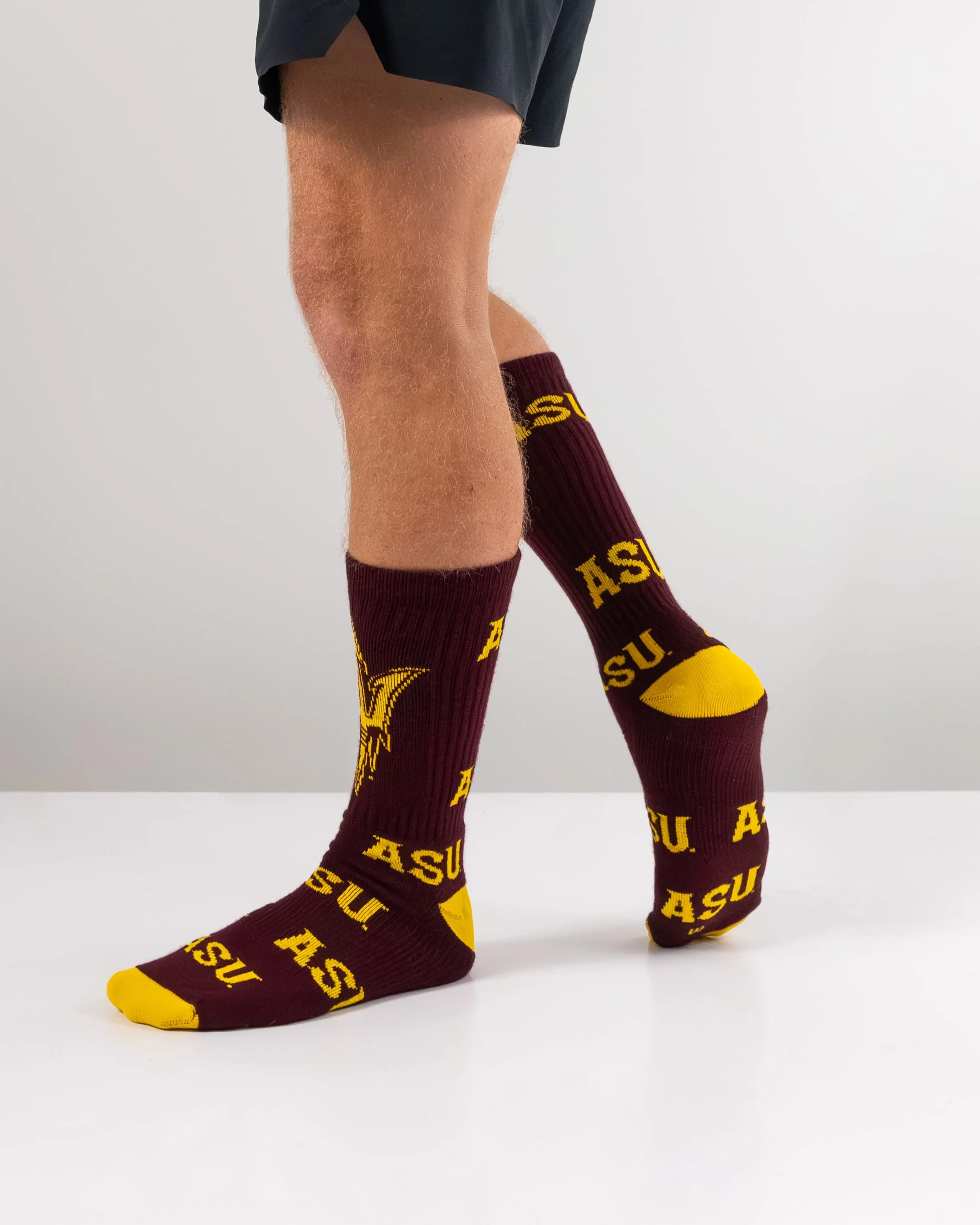 Arizona State Sun Devils Mayhem Crew Socks - Image 5