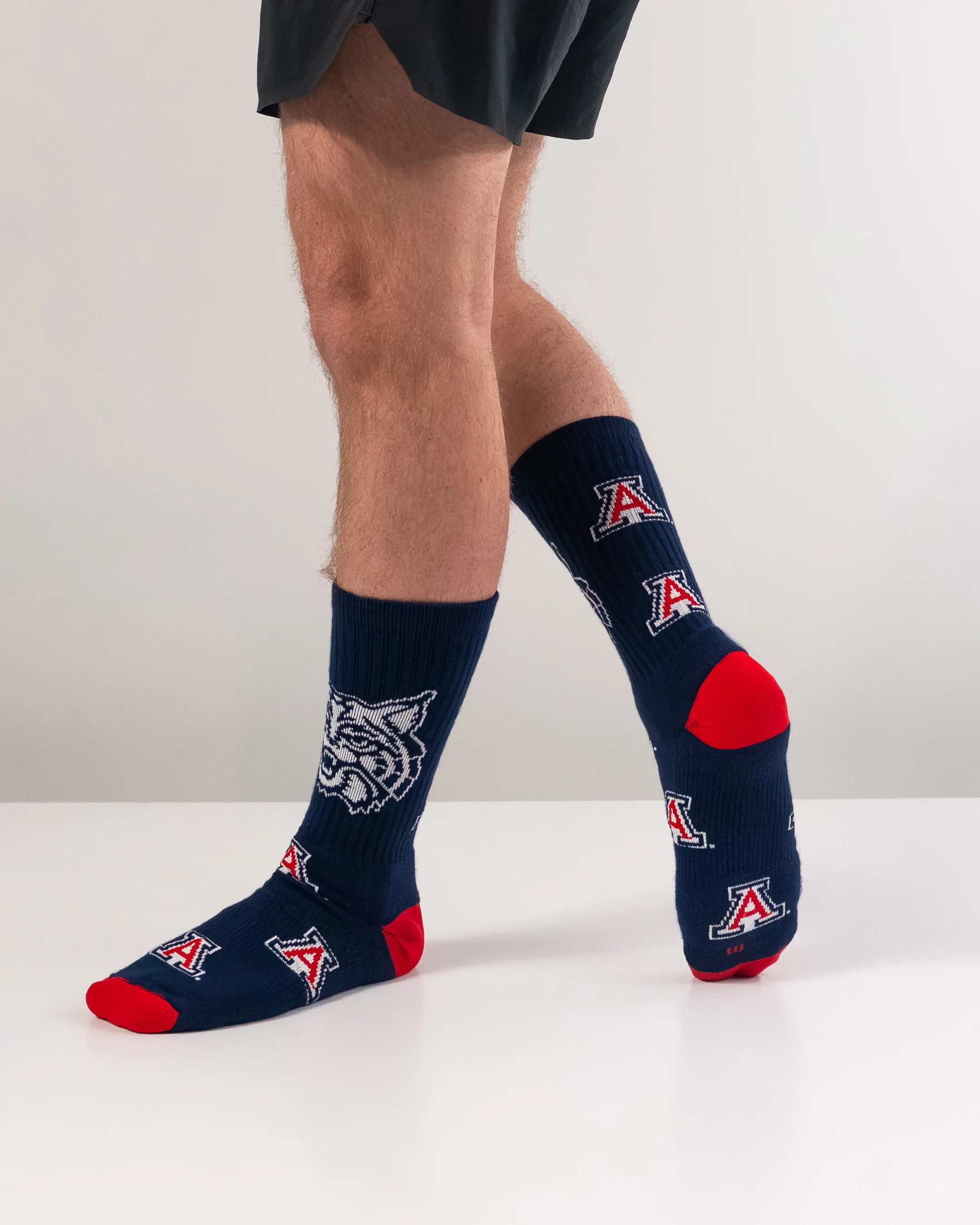 Arizona Wildcats Mayhem Crew Socks - Image 5