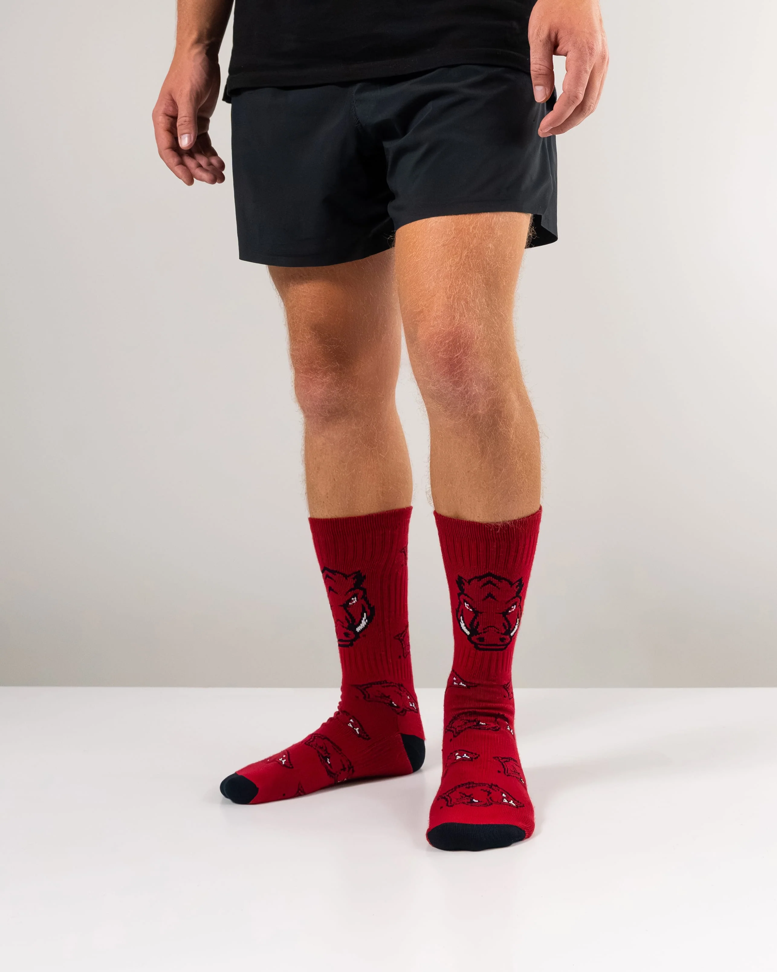Arkansas Razorbacks Mayhem Crew Socks - Image 4