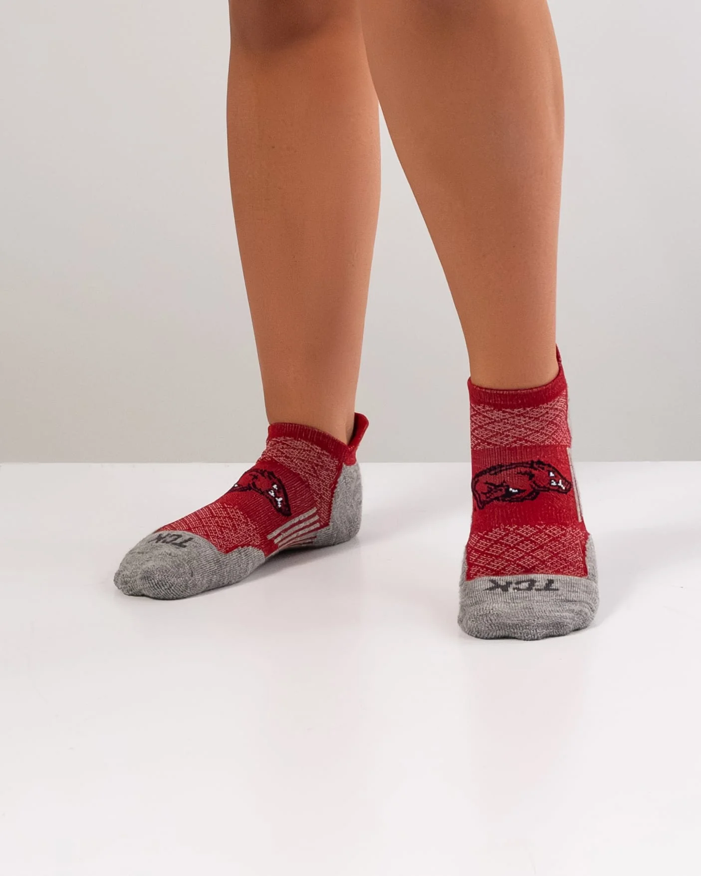 Arkansas Razorbacks No Show Tour Socks - Image 4