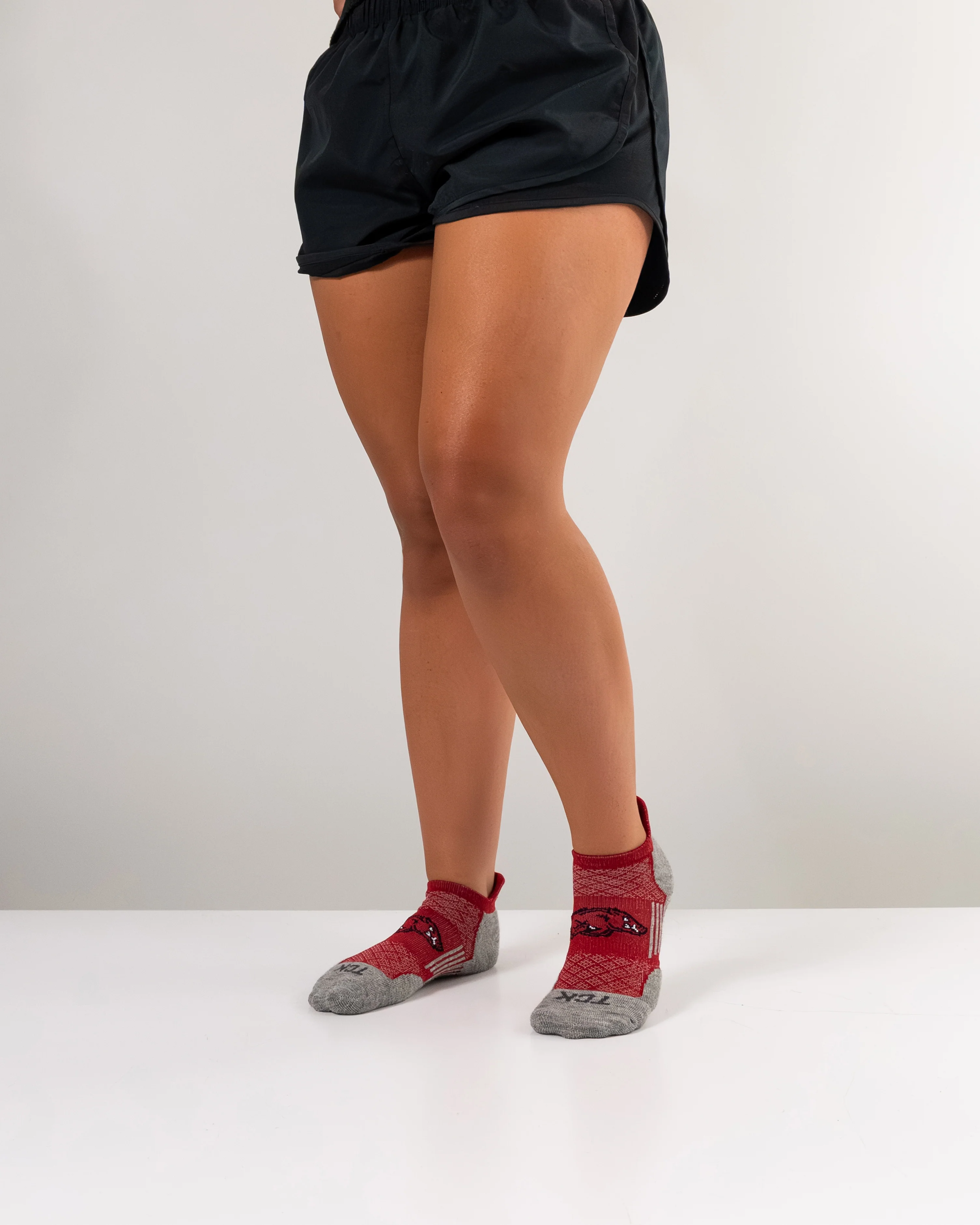 Arkansas Razorbacks No Show Tour Socks - Image 5