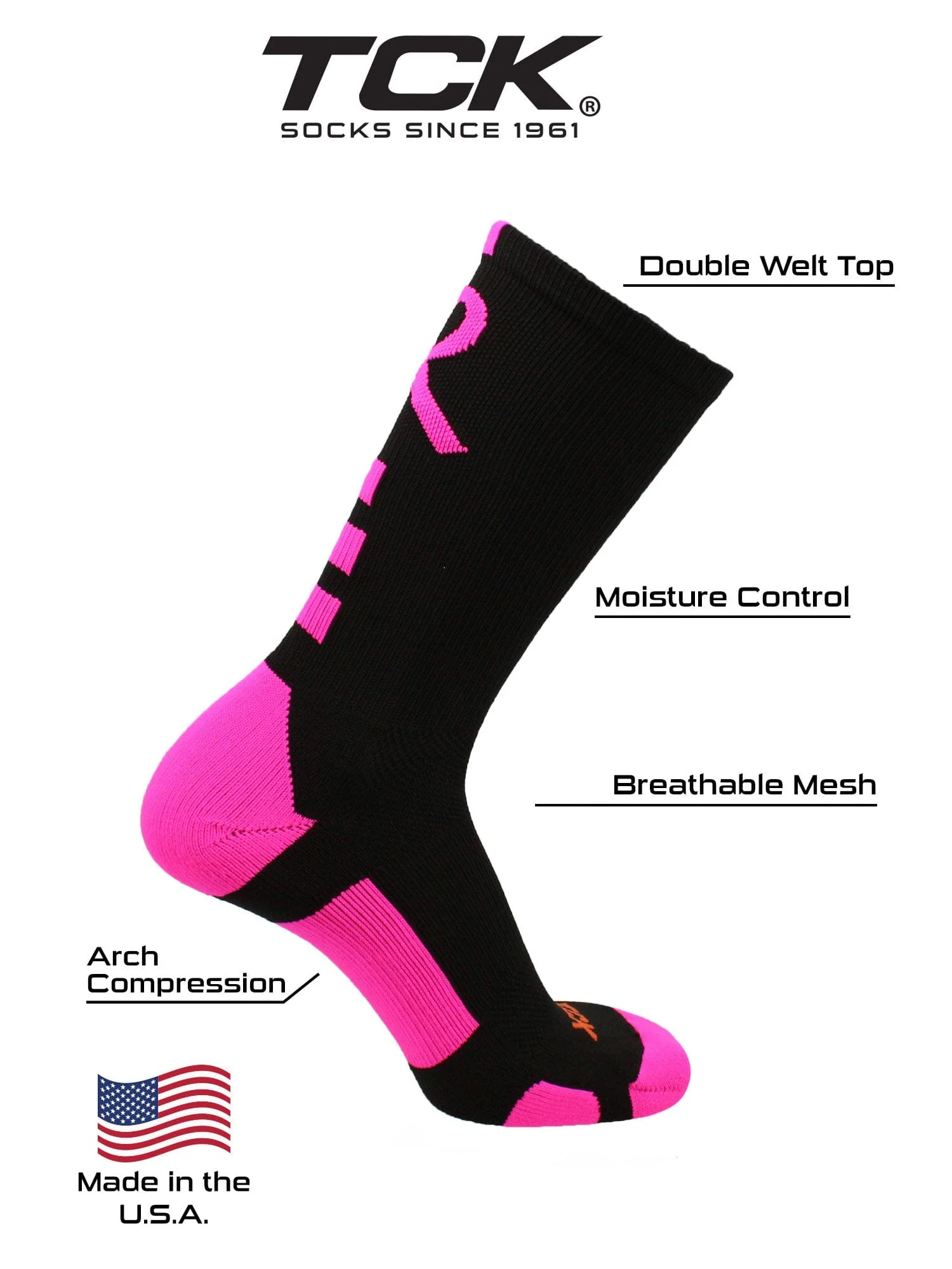 Pink Breast Cancer Awareness Socks - Image 4