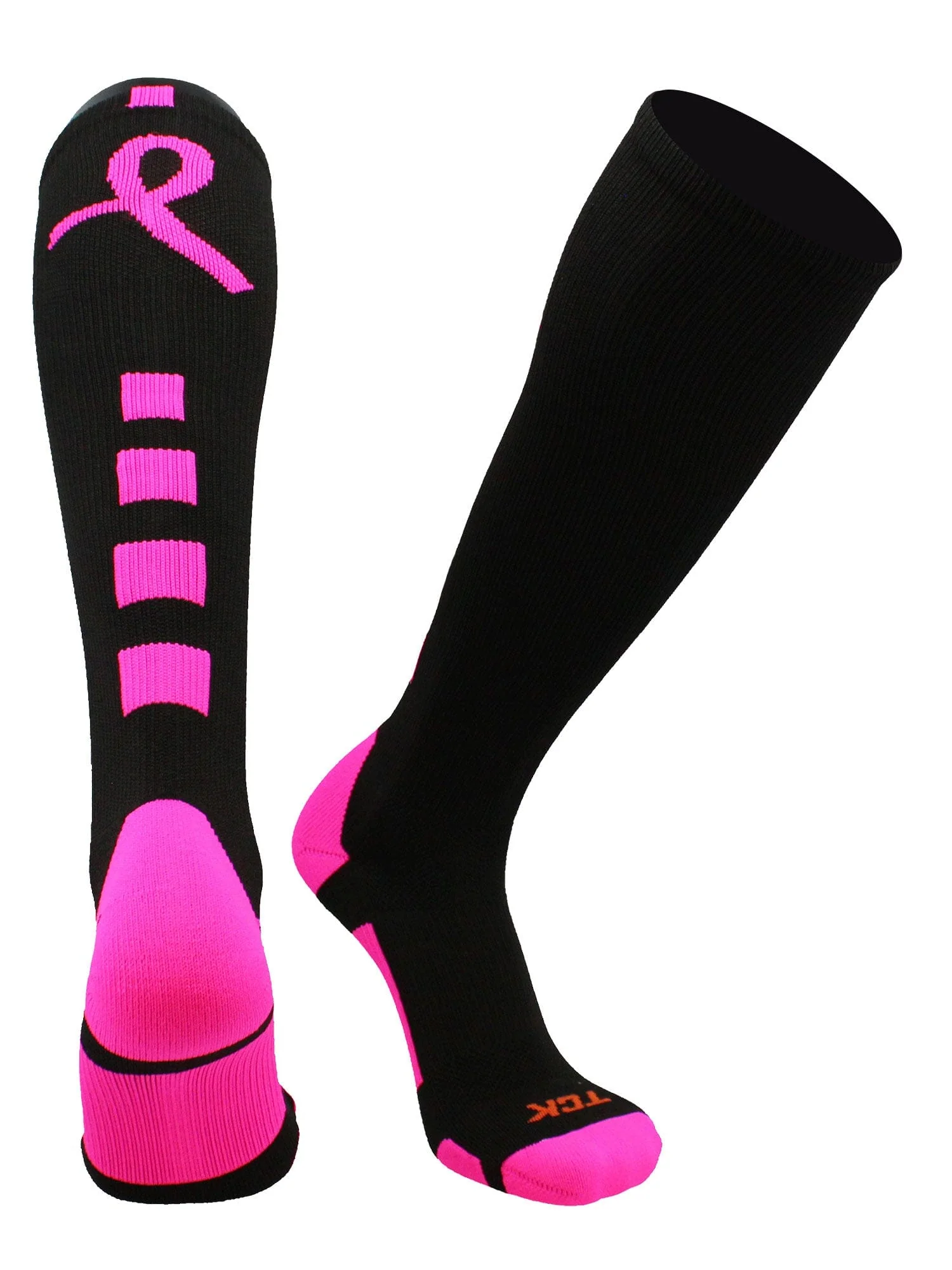 Long Pink Breast Cancer Awareness Socks - Image 7