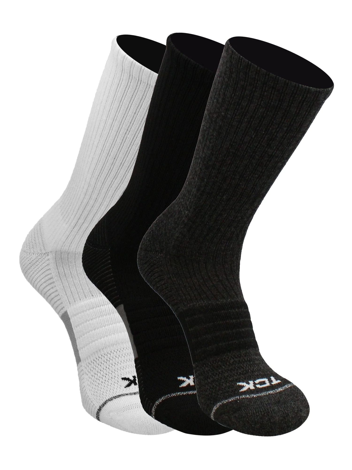 Athletic Sports Socks Crew Length 3-pack - Image 9