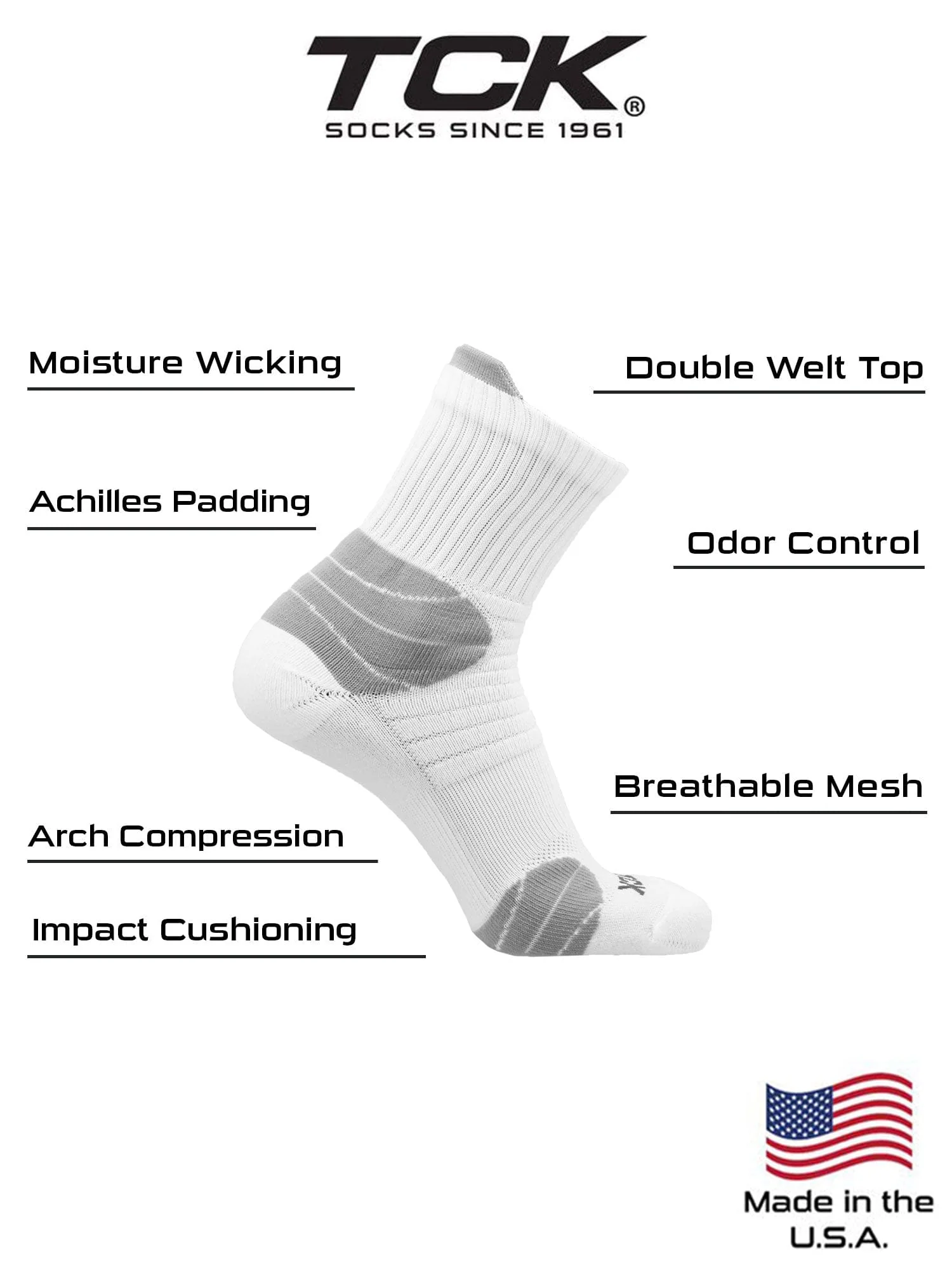 Basketball Half Crew Socks Crossover Multisport - Image 3