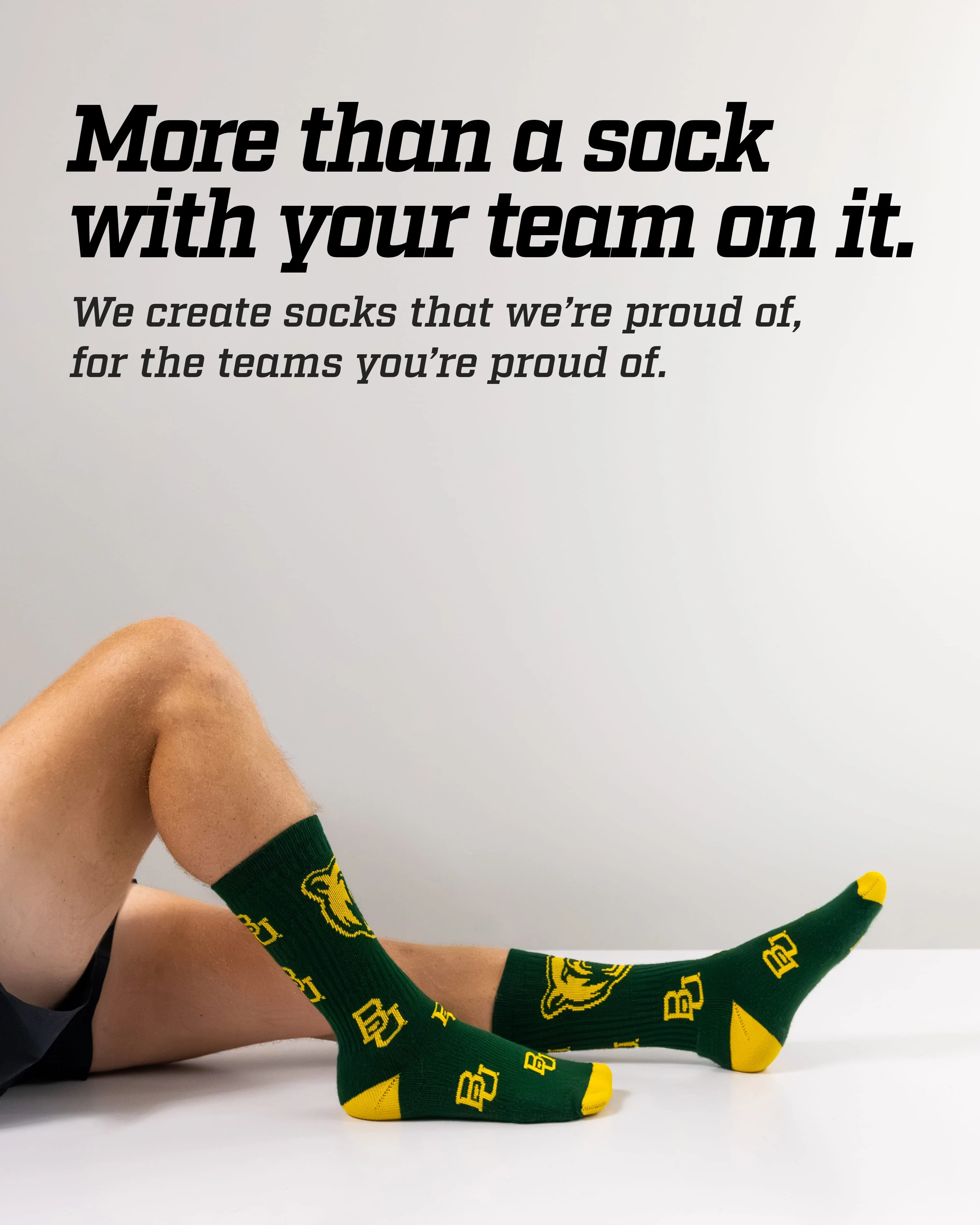 Baylor Bears Mayhem Crew Socks - Image 3