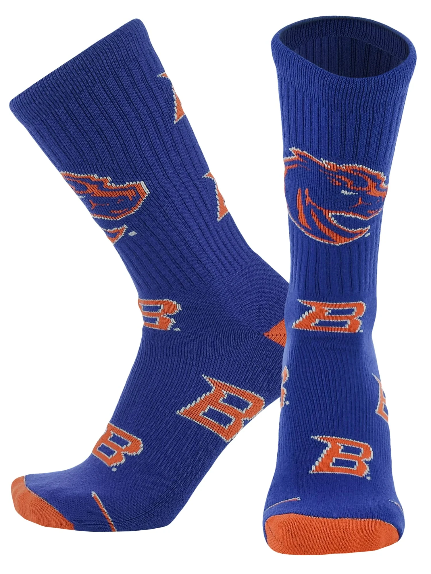 Boise State Broncos Mayhem Crew Socks