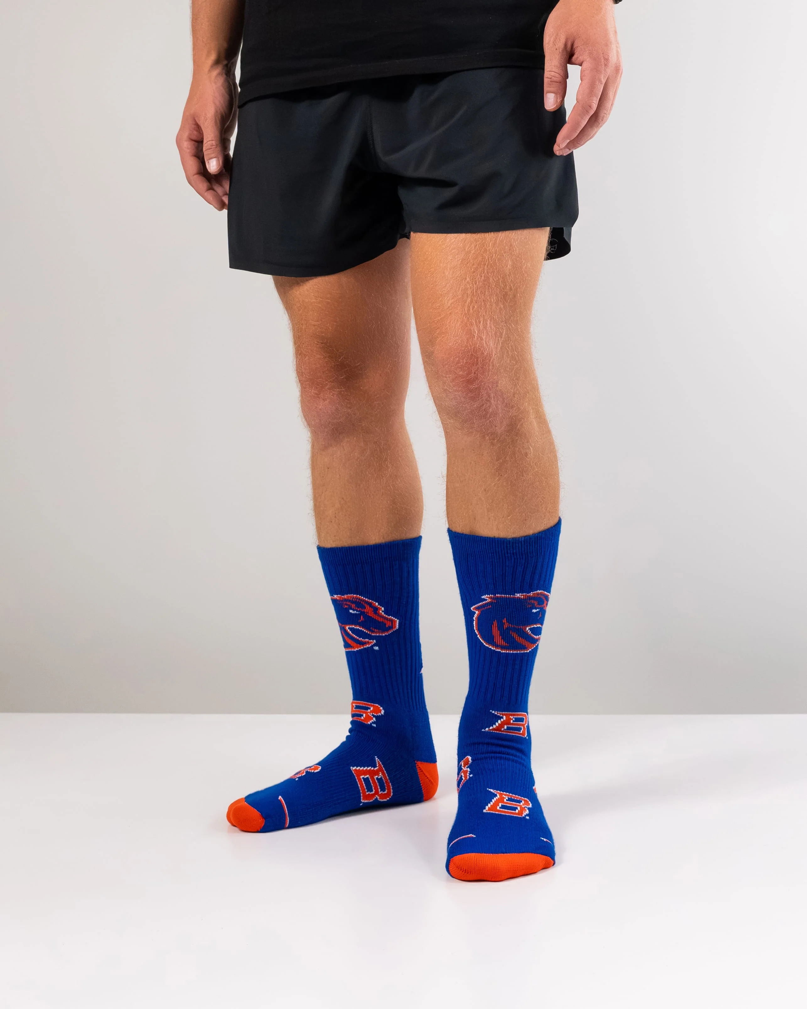 Boise State Broncos Mayhem Crew Socks - Image 4