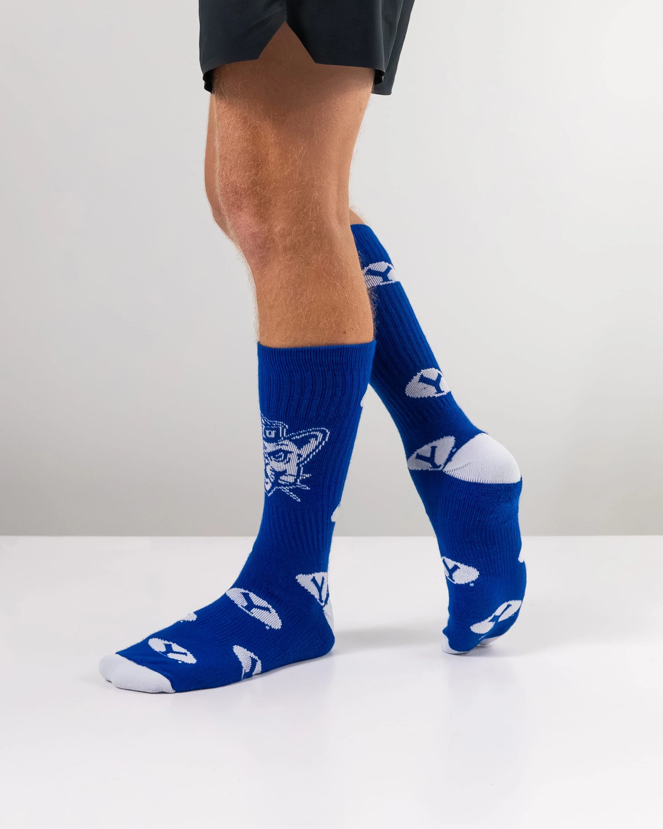 BYU Cougars Mayhem Crew Socks - Image 5