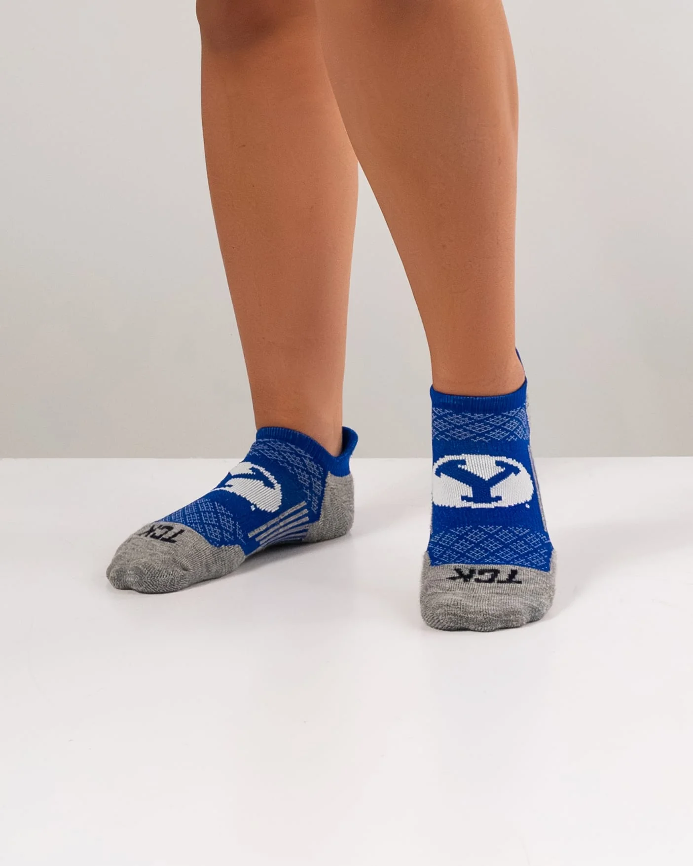 BYU Cougars No Show Tour Socks - Image 4