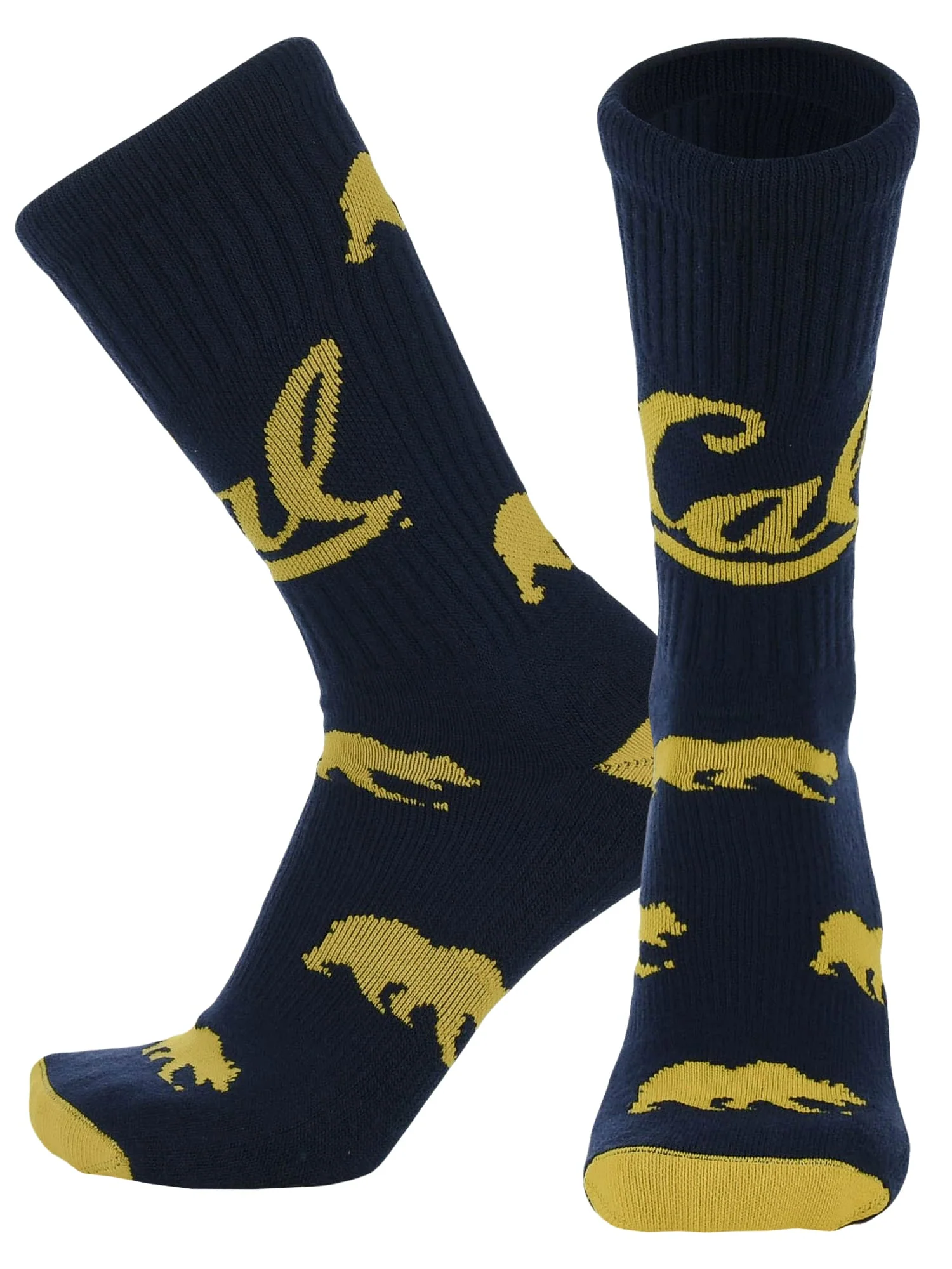 Cal Berkeley Golden Bears Mayhem Crew Socks