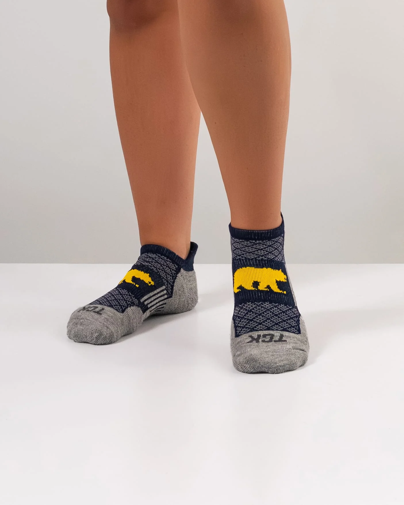 California Golden Bears No Show Tour Socks - Image 4