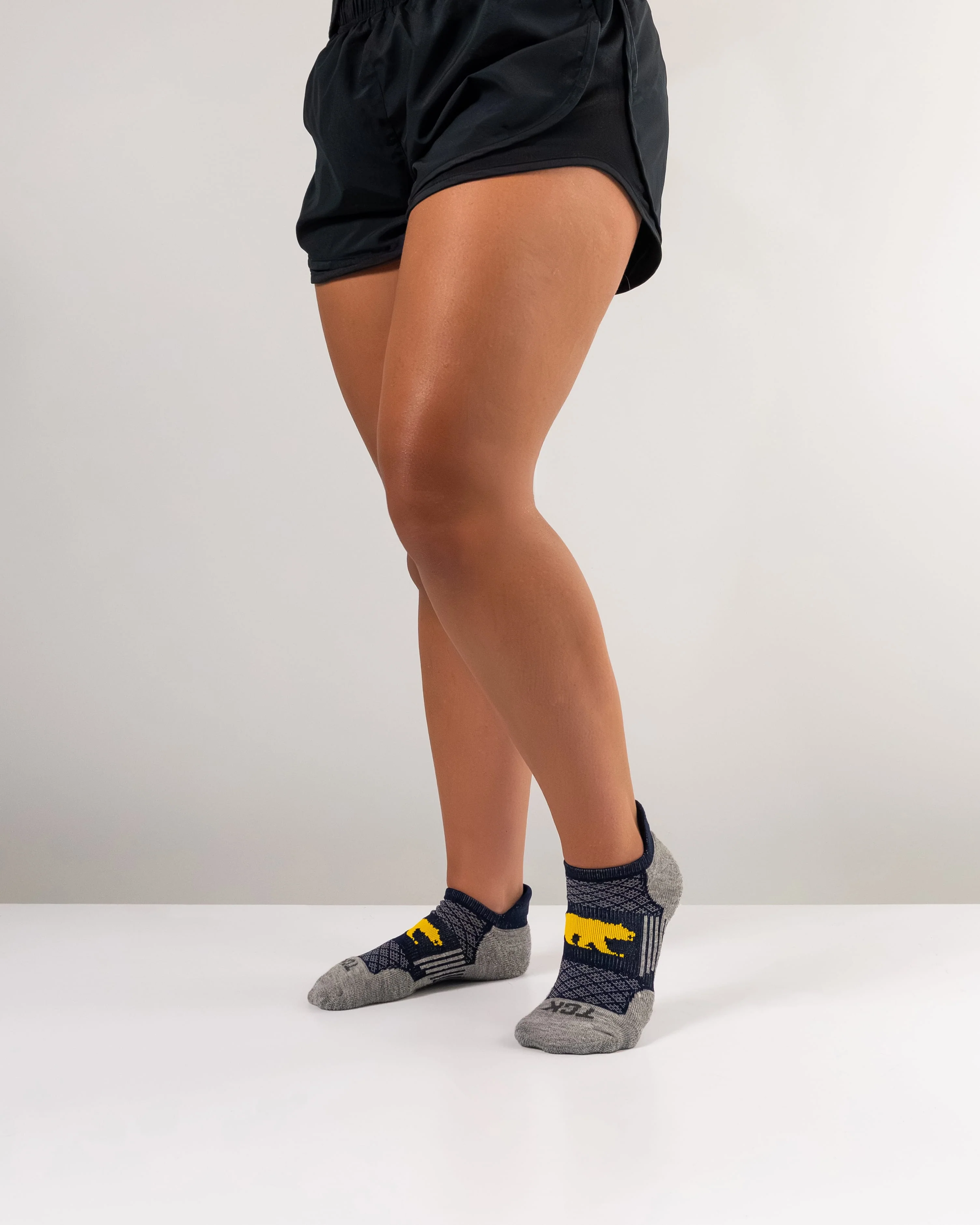 California Golden Bears No Show Tour Socks - Image 5