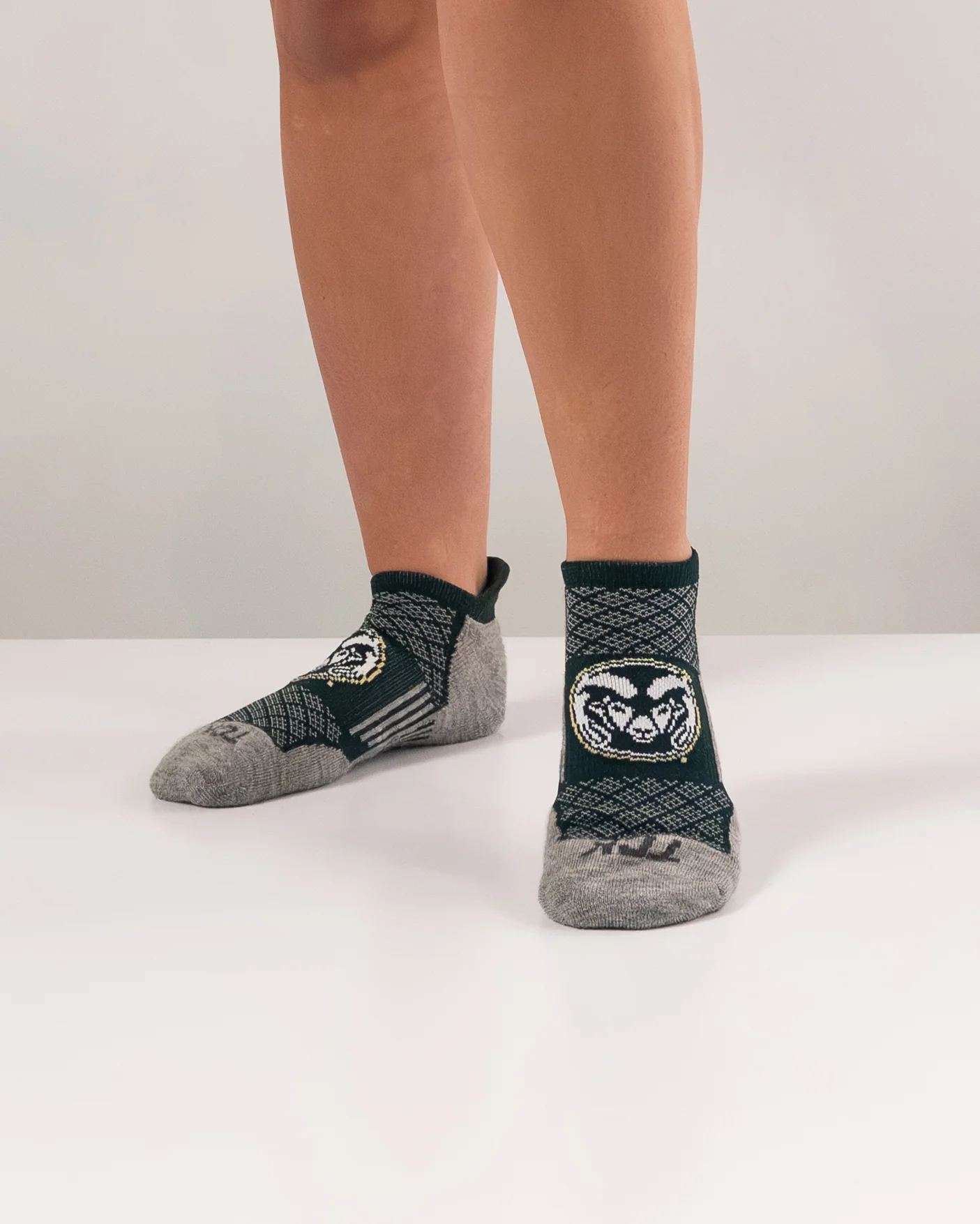 Colorado St. Rams No Show Tour Socks - Image 4