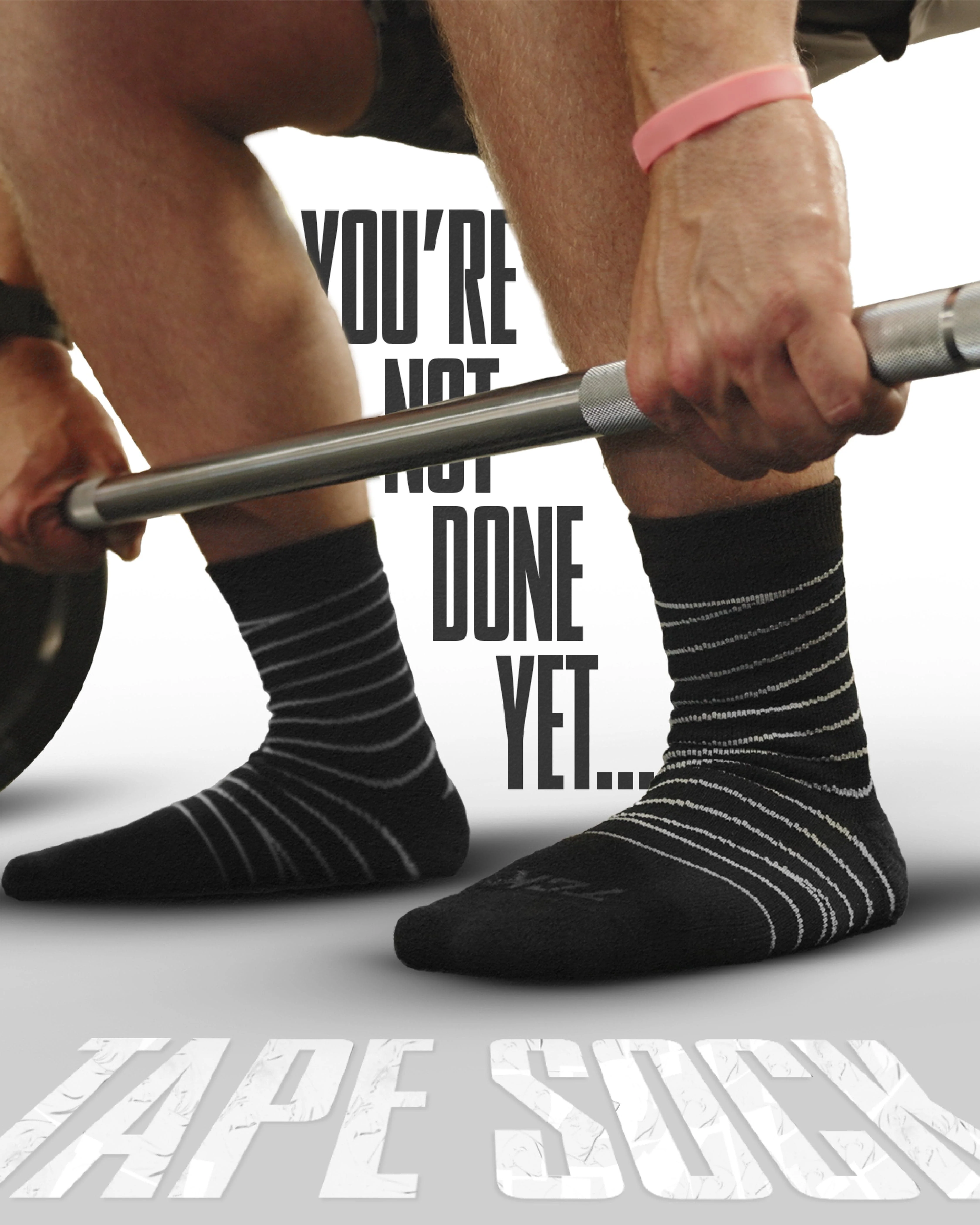 Compression Tape Sock - Ankle Support for Basketball & Football | Boost Circulation & Reduce Pain - Image 6
