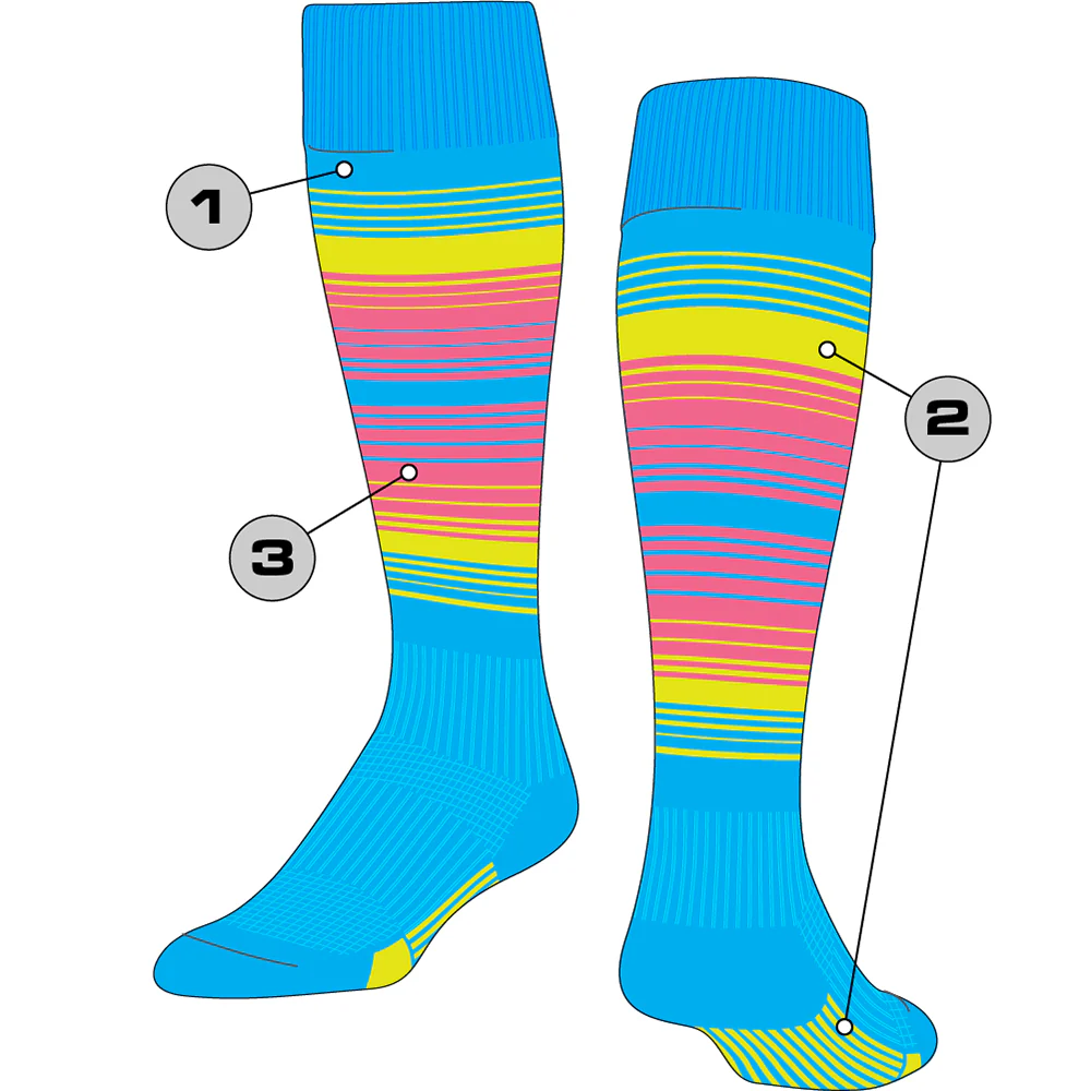 Custom Baseball and Softball Socks - Dugout Collection - Image 2