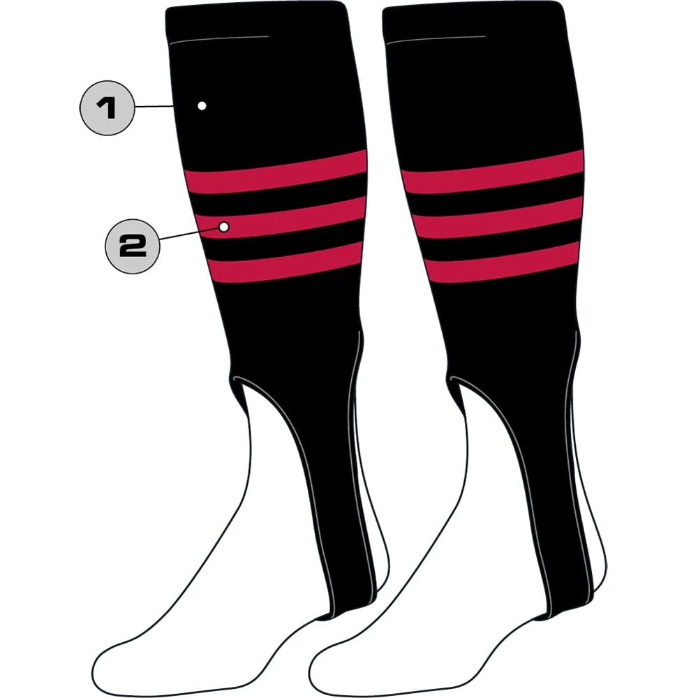 Custom Baseball Stirrups - Pattern B - Image 4