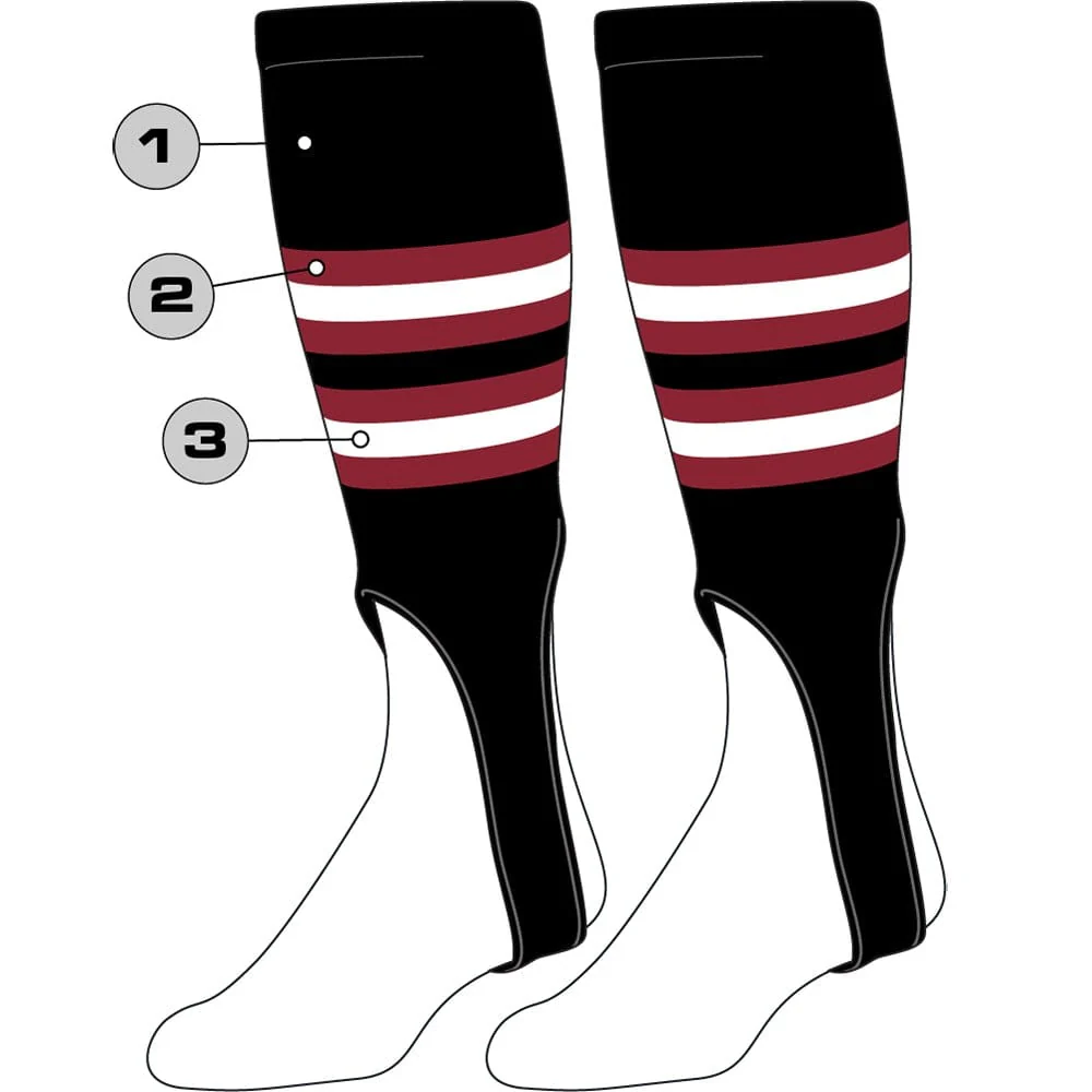 Custom Baseball Stirrups - Pattern I - Image 4