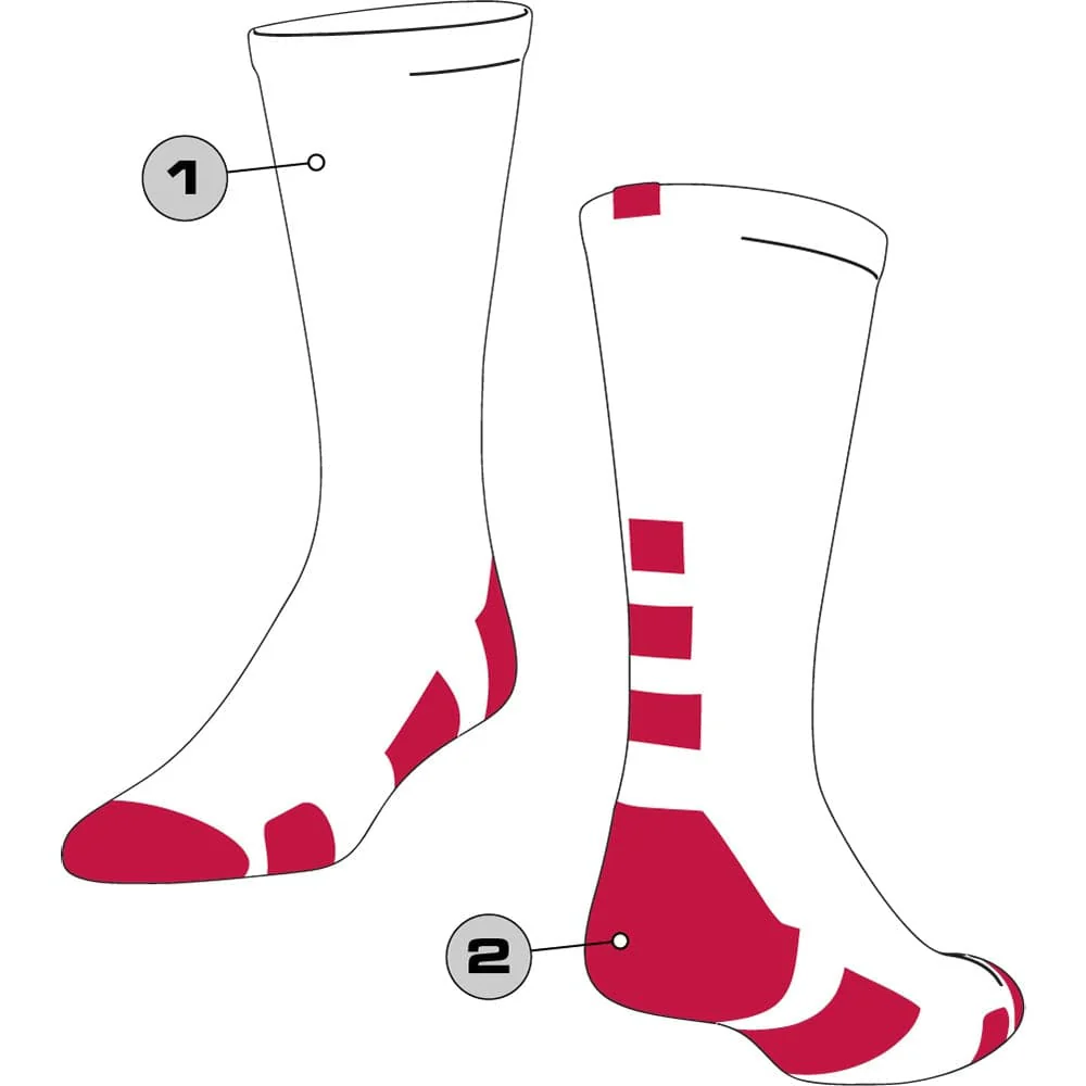 Custom Crew Socks - Baseline - Image 4