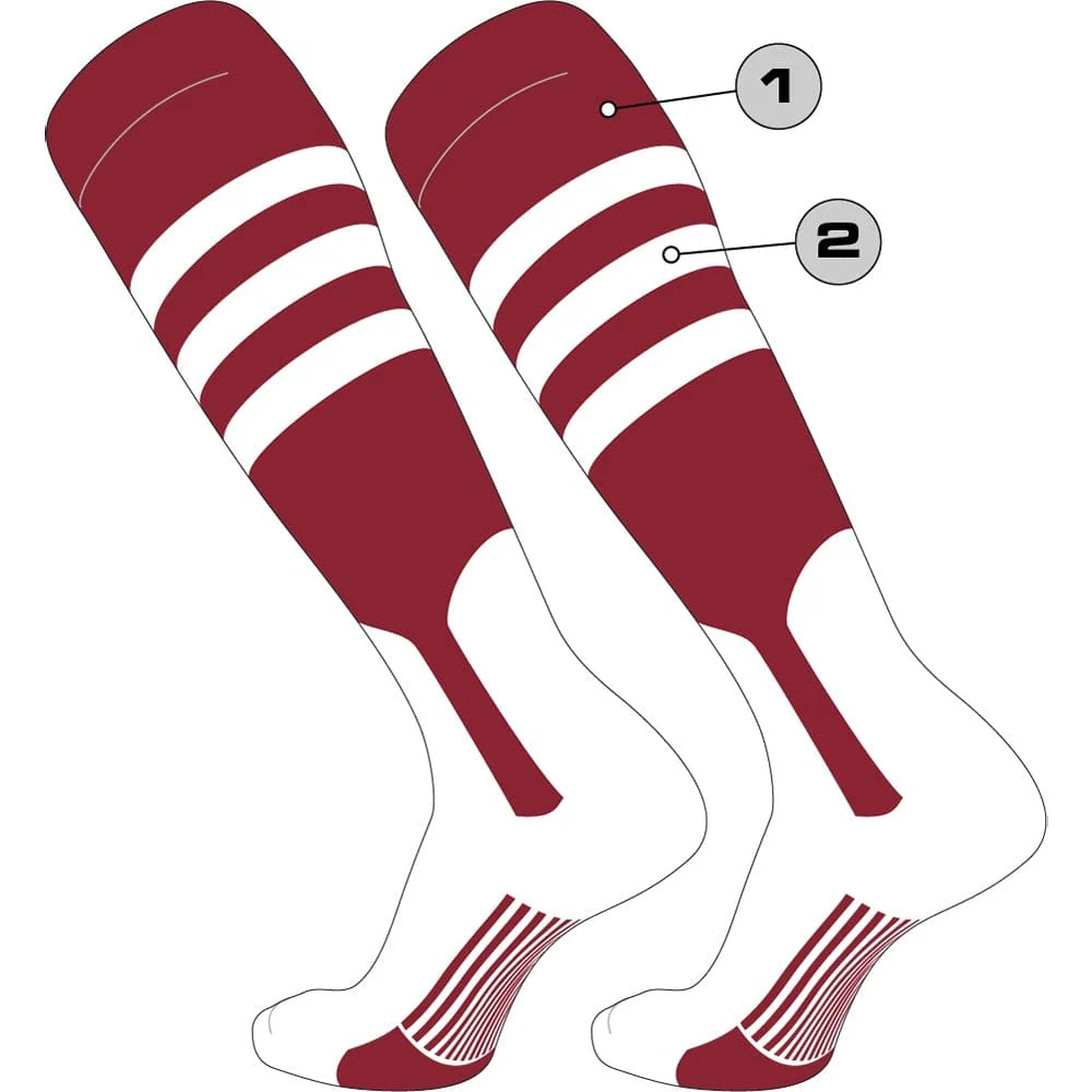 Custom Dugout Baseball Stirrup Socks - Pattern B - Image 6