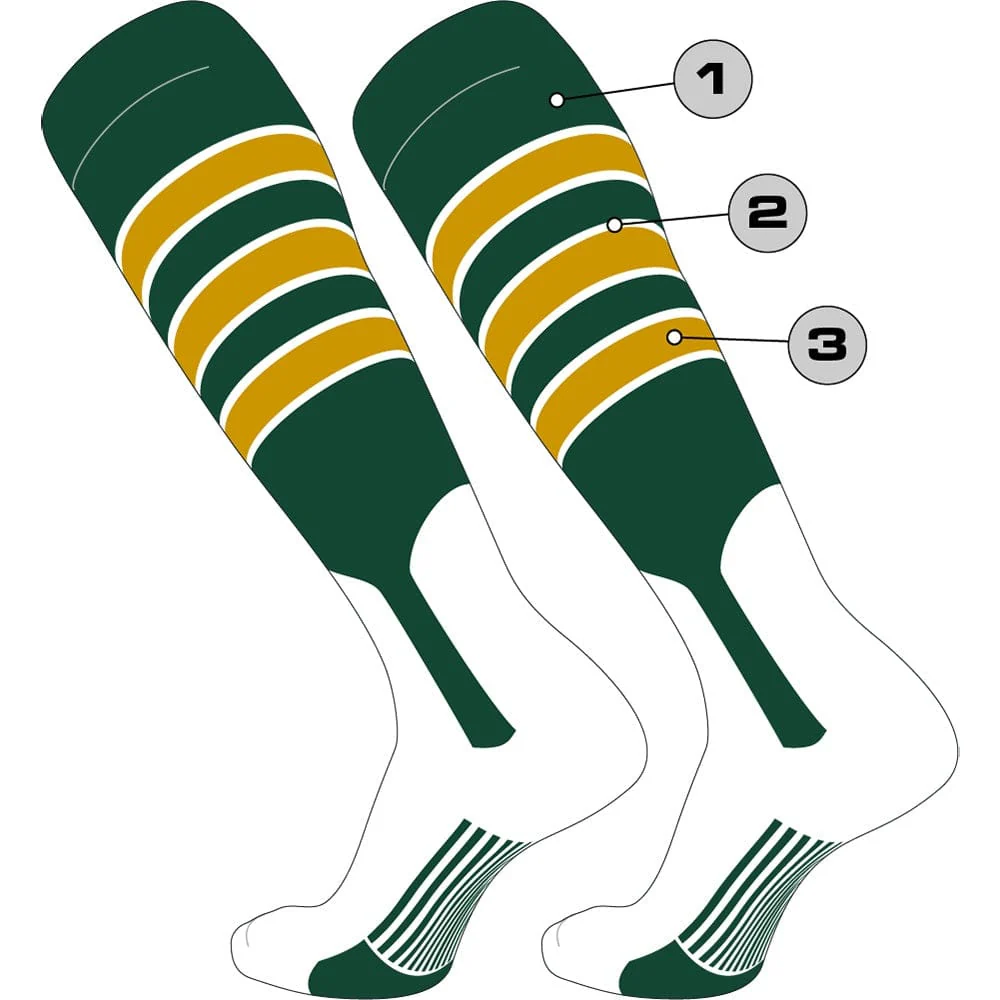 Custom Dugout Baseball Stirrup Socks - Pattern D - Image 6