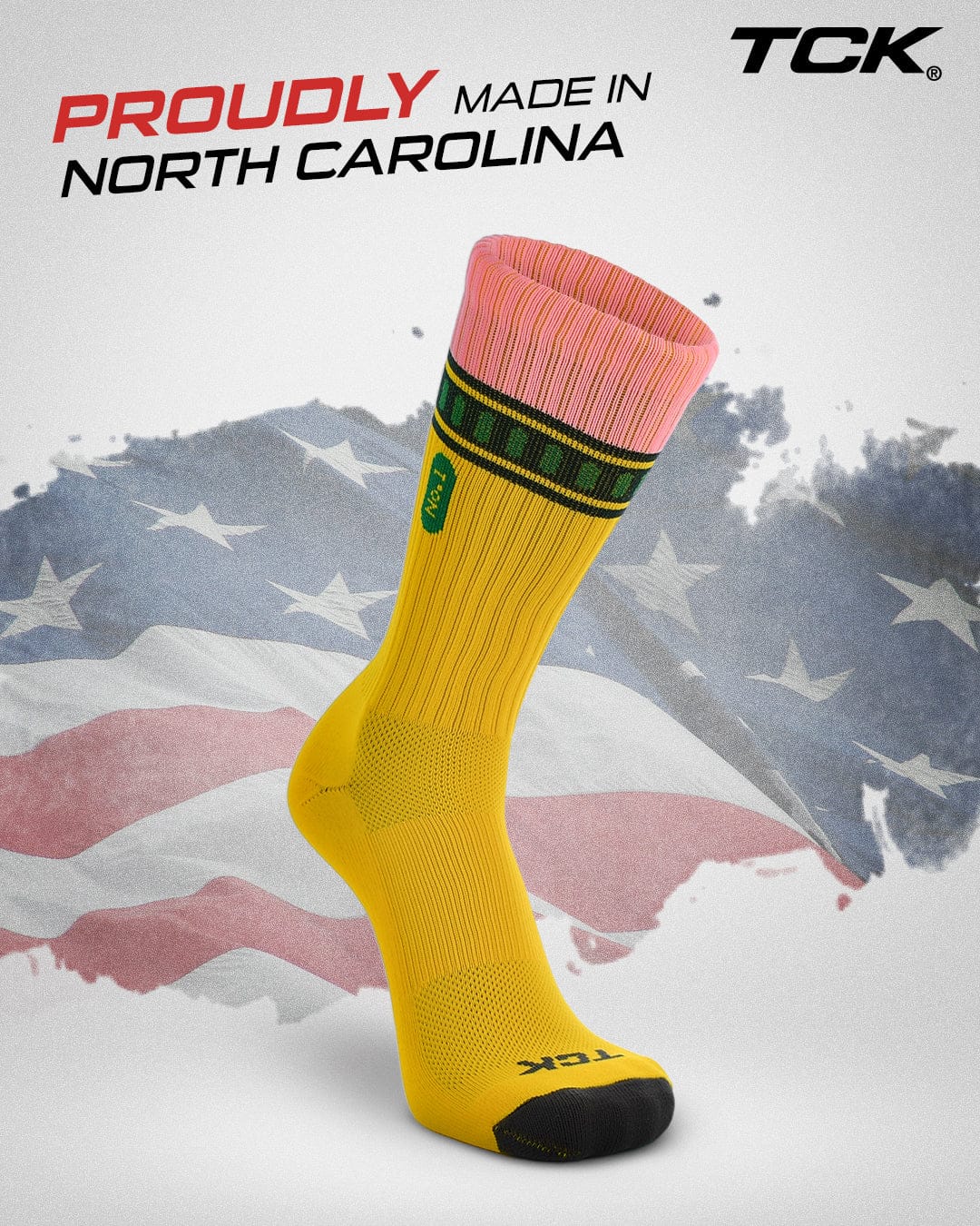 Custom Logo Pencil Crew Socks - Image 4