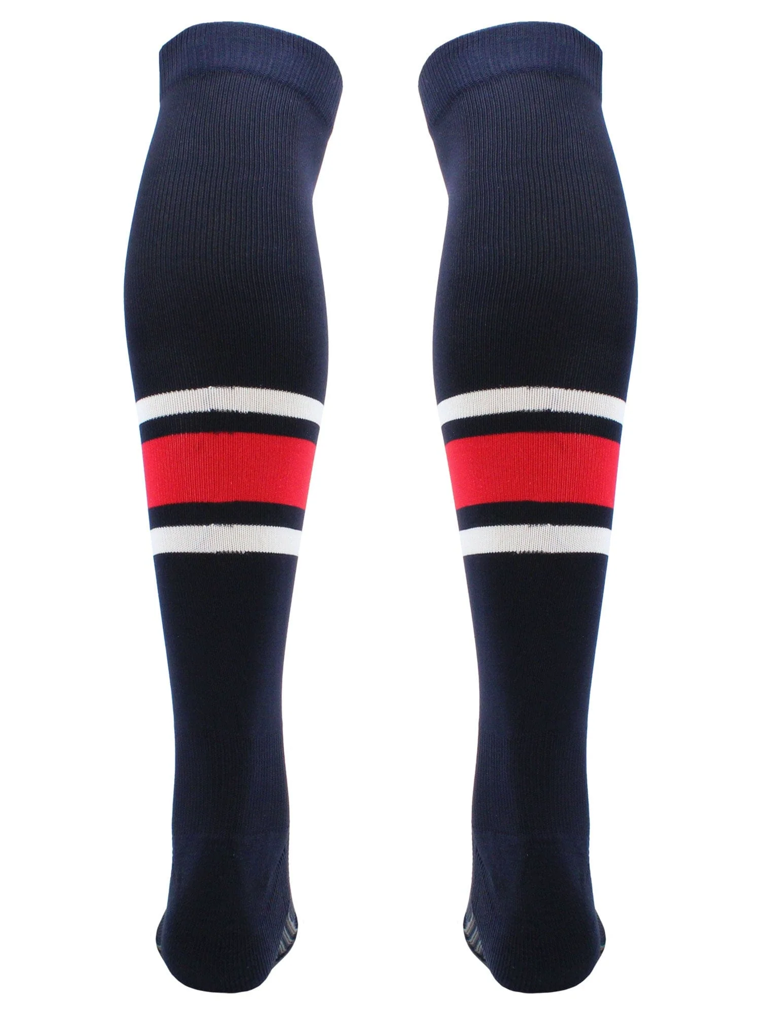 Dugout Striped Over the Knee Baseball Socks Pattern E - Image 2