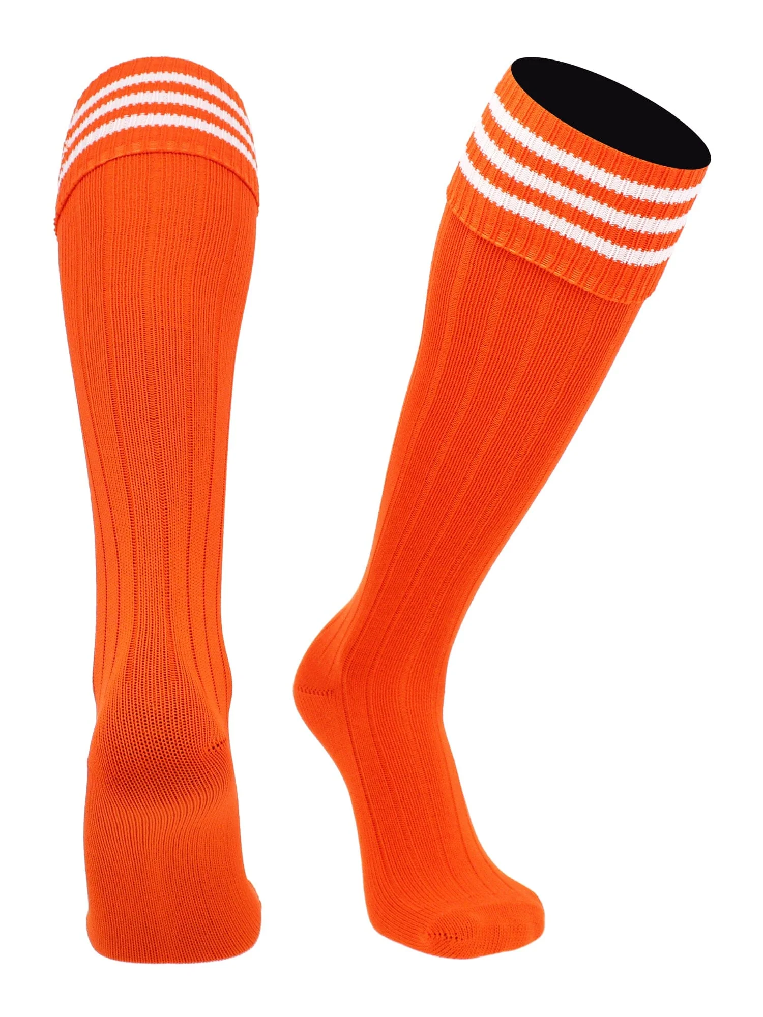 European Striped Soccer Socks Fold Down Top - Image 10