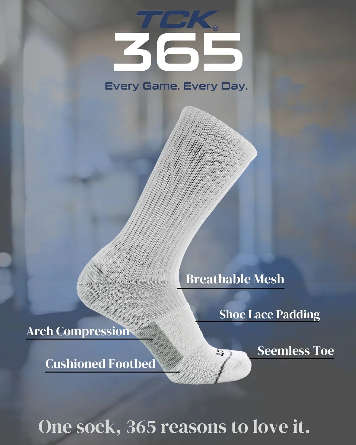 TCK 365 Everyday Athletic Crew Socks - 3 Pairs - Image 4