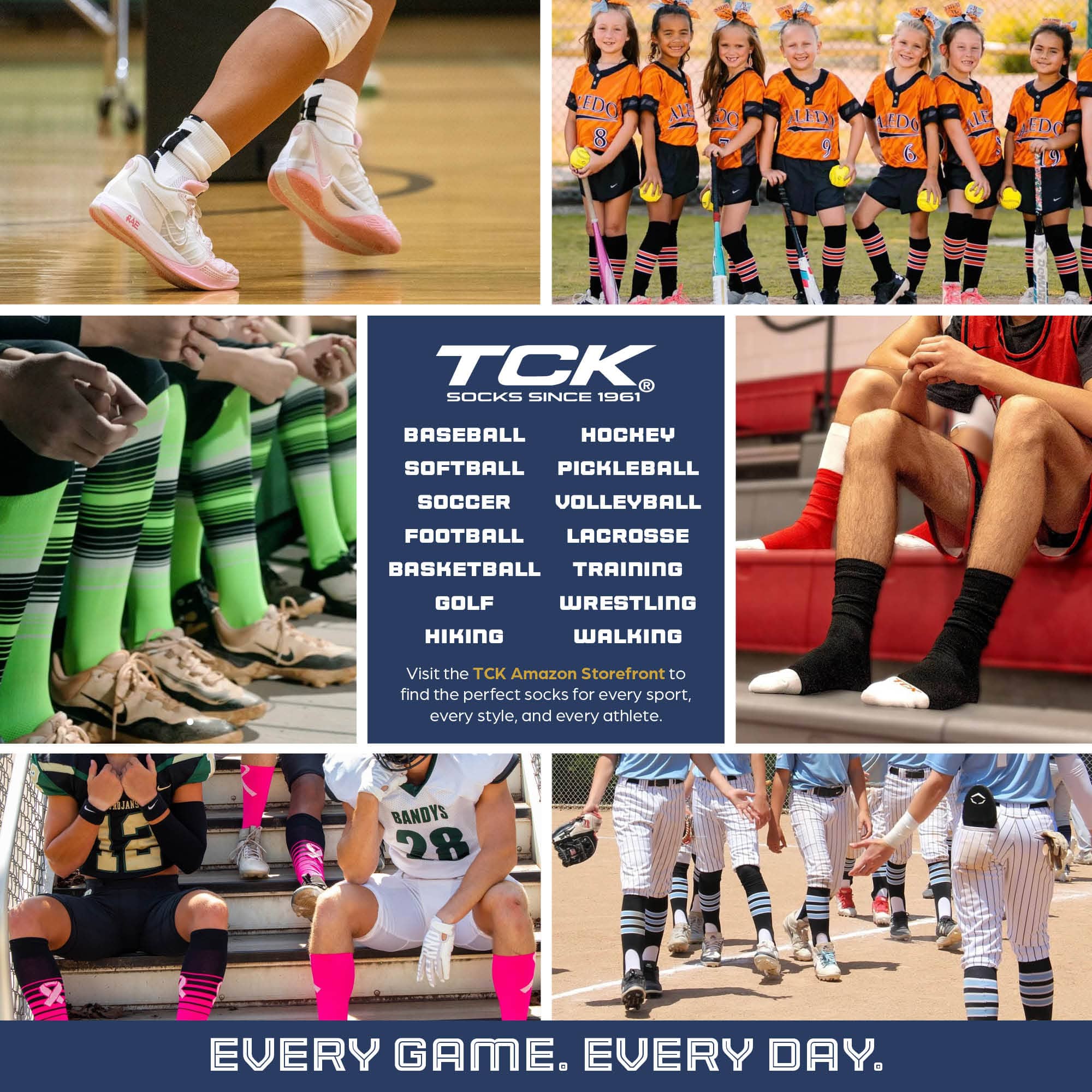 TCK 365 Everyday Athletic Crew Socks - 3 Pairs - Image 6