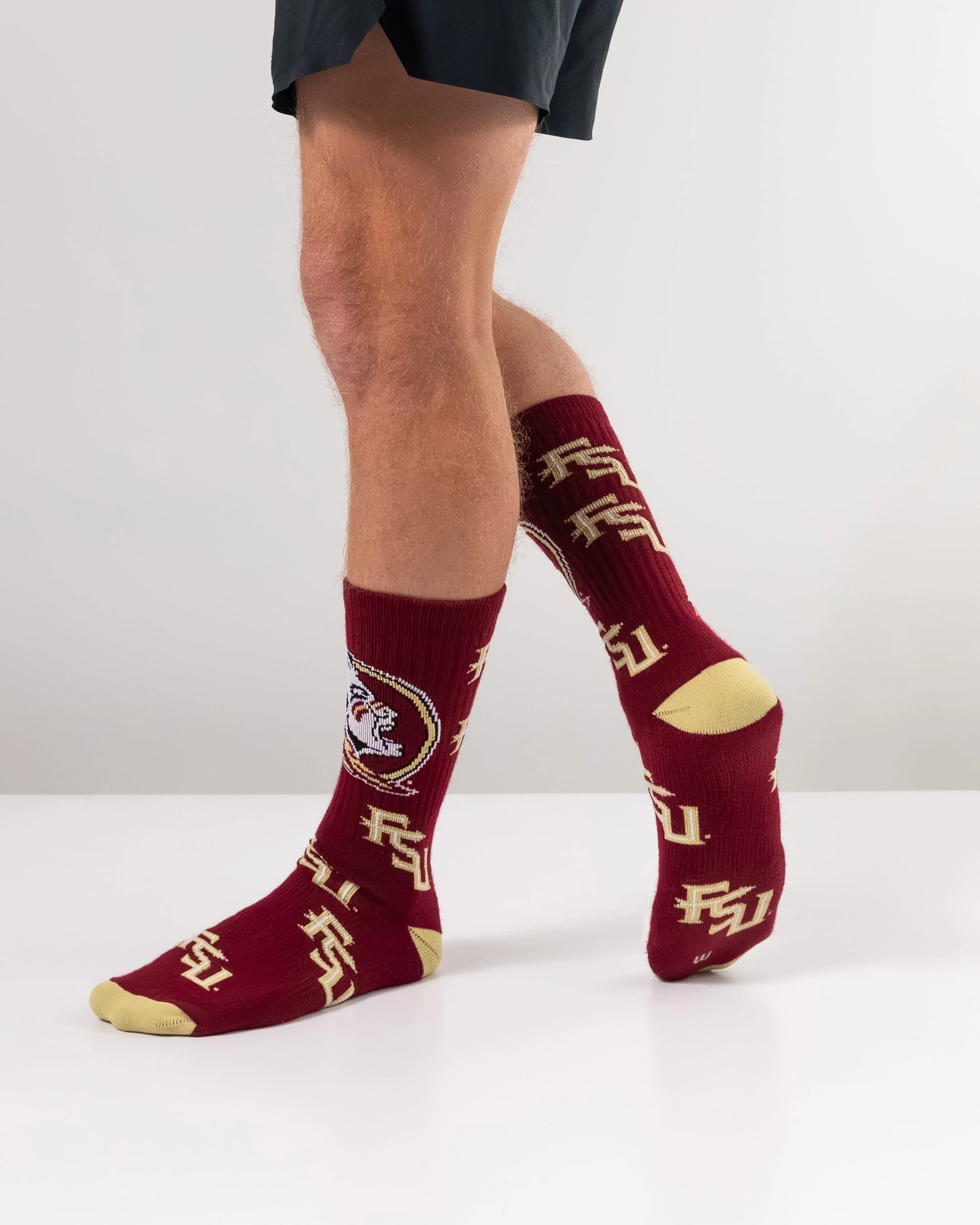 Florida State Seminoles Mayhem Crew Socks - Image 5