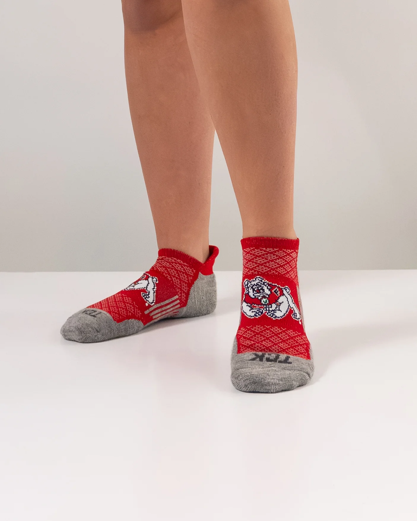 Fresno St. Bulldogs No Show Tour Socks - Image 4