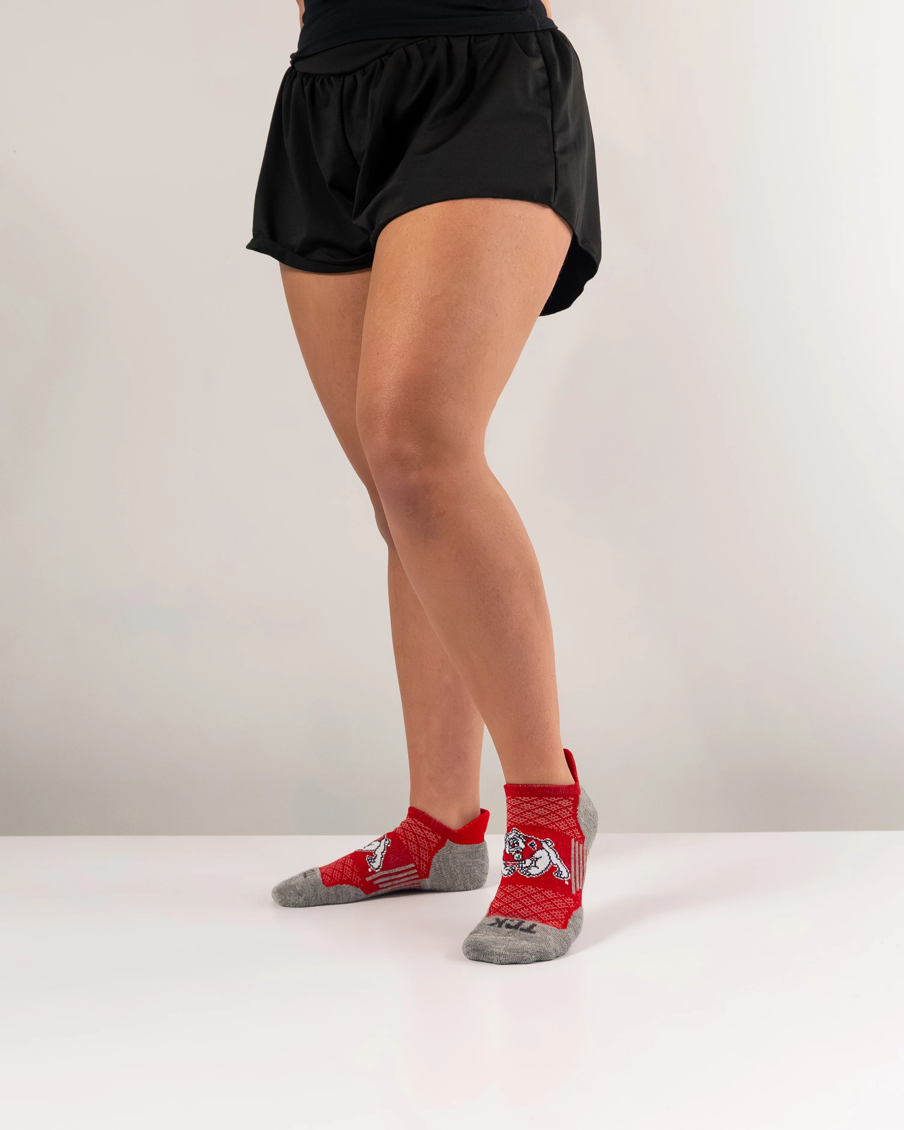 Fresno St. Bulldogs No Show Tour Socks - Image 5
