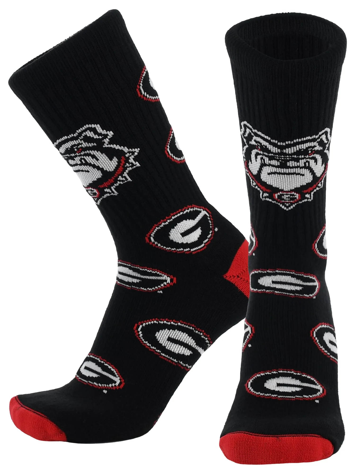 Georgia Bulldogs Mayhem Crew Socks