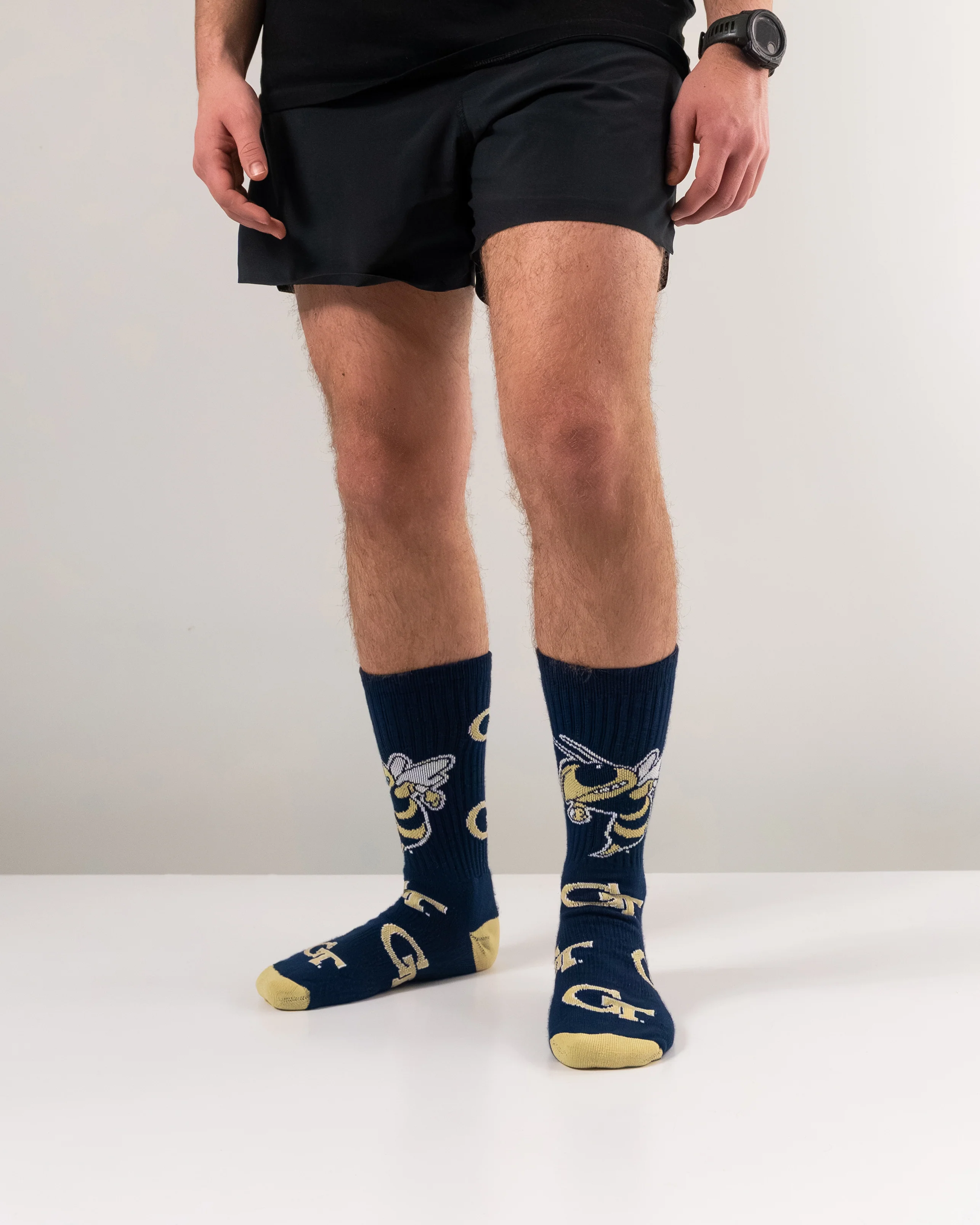 Georgia Tech Yellow Jackets Mayhem Crew Socks - Image 4