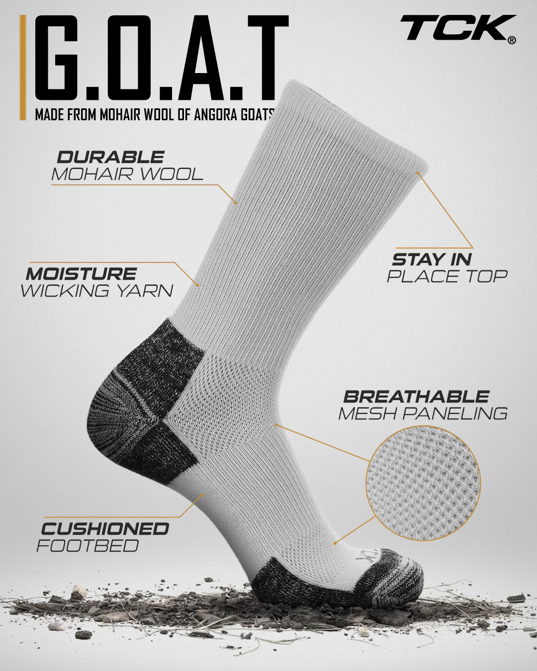 The GOAT Socks - Crew - Image 2