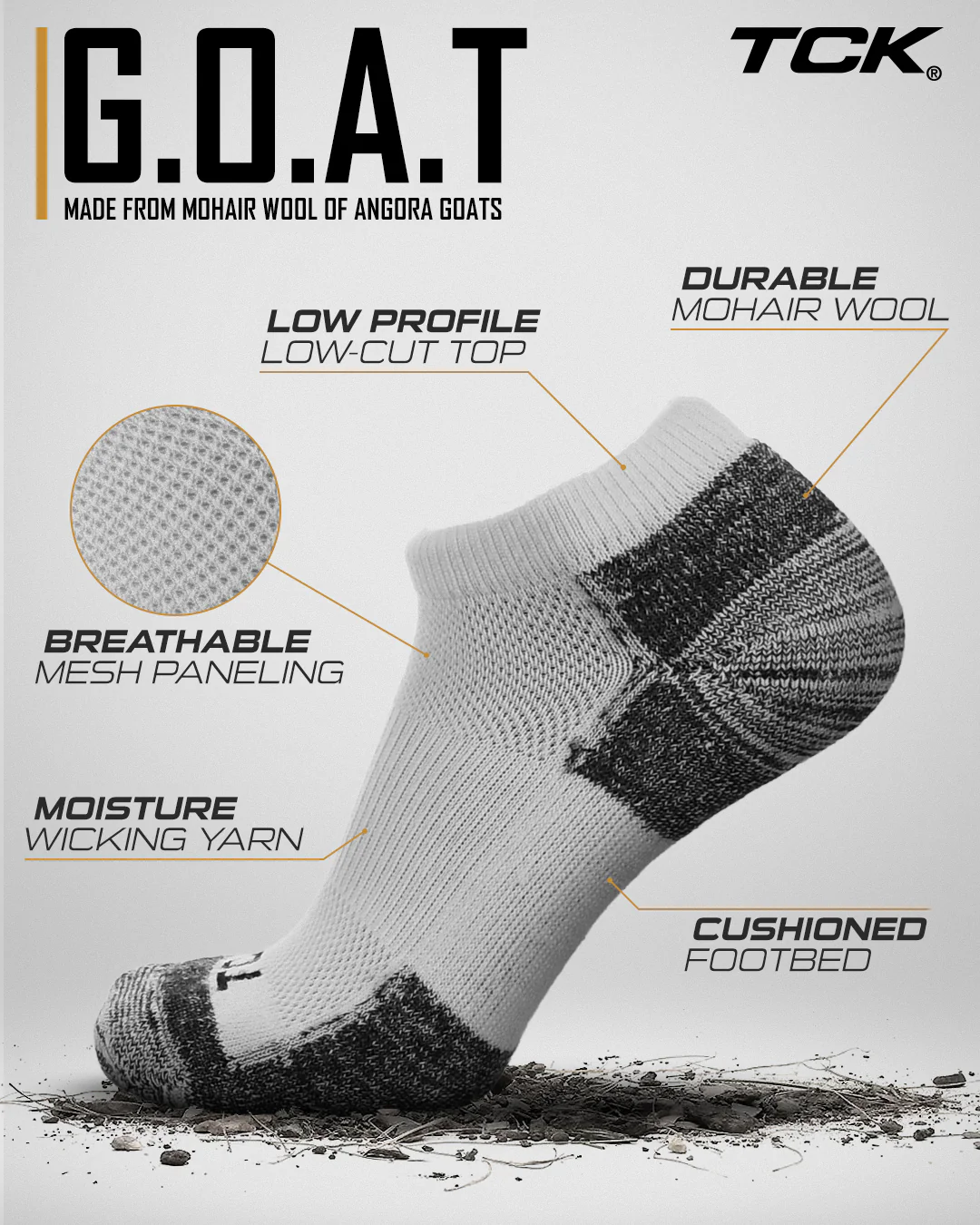The GOAT Socks - Low Cut - Image 2