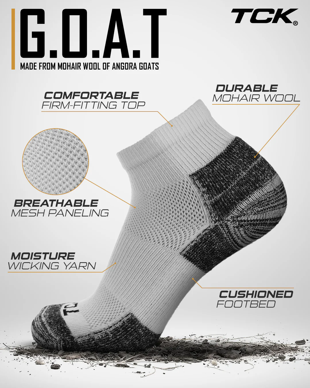 The GOAT Socks - Quarter - Image 2