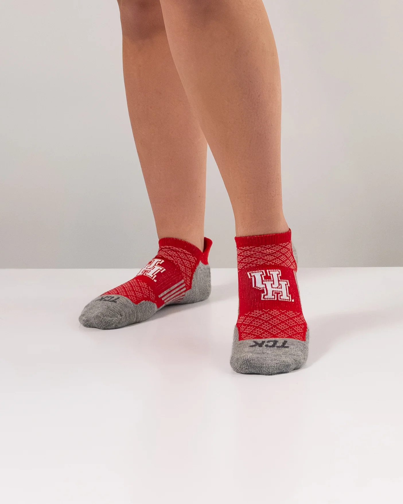 Houston Cougars No Show Tour Socks - Image 5
