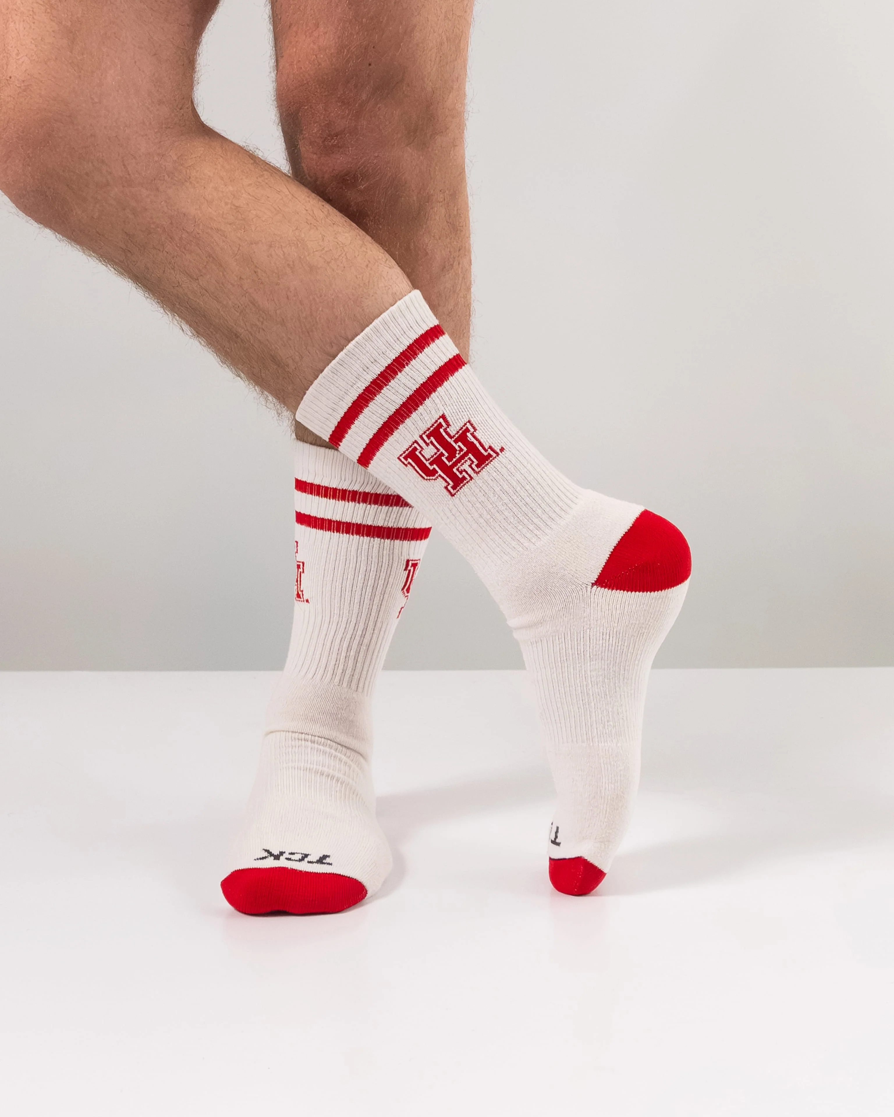 Houston Cougars Socks NCAA Socks For Men and Womens Soft Cotton Sock - Image 3