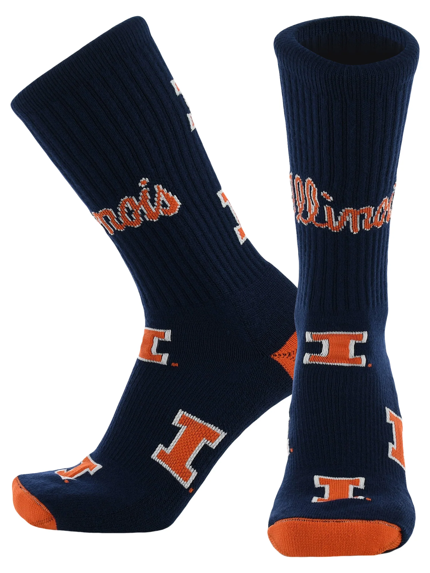 Illinois Fighting Illini Mayhem Crew Socks