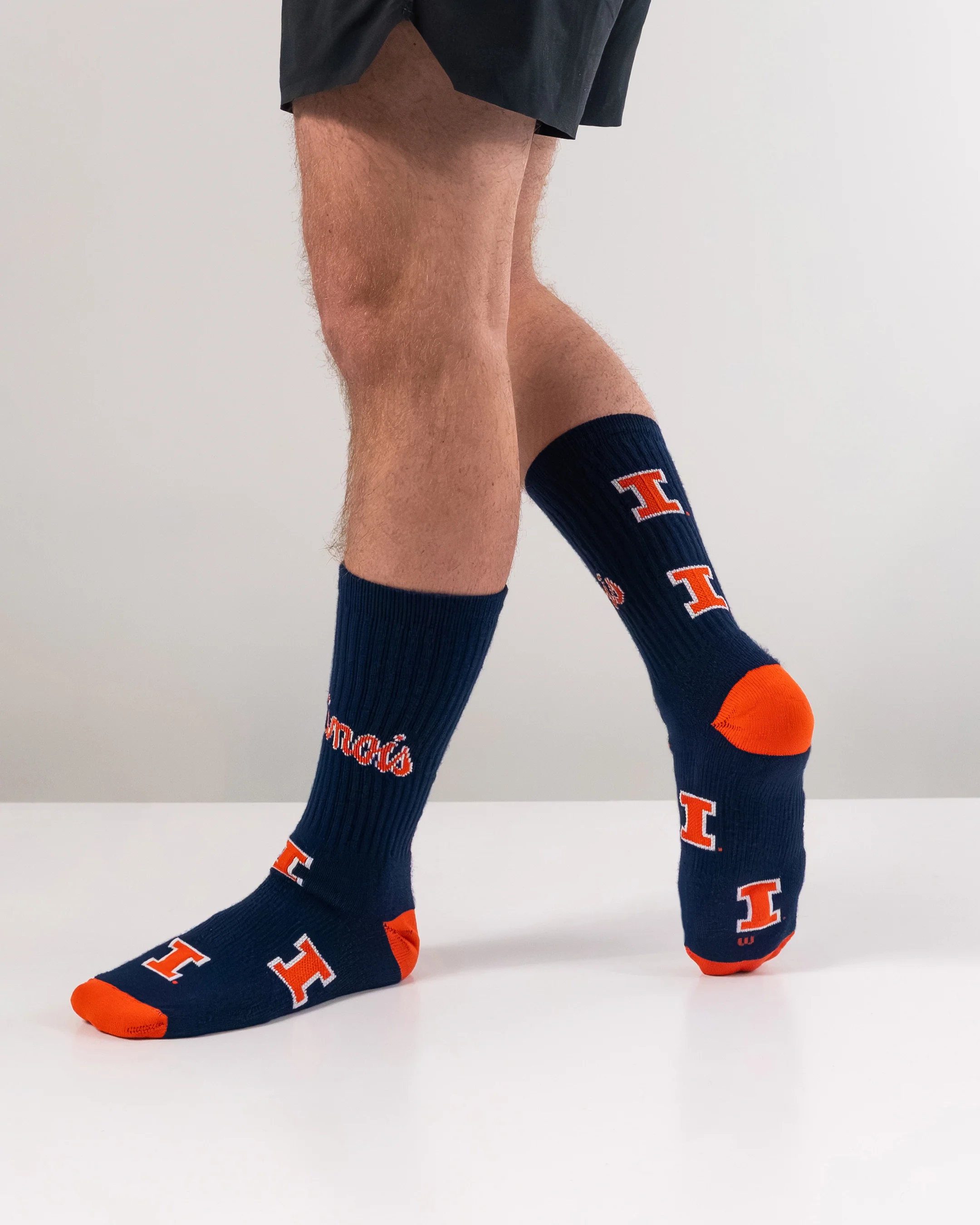 Illinois Fighting Illini Mayhem Crew Socks - Image 5