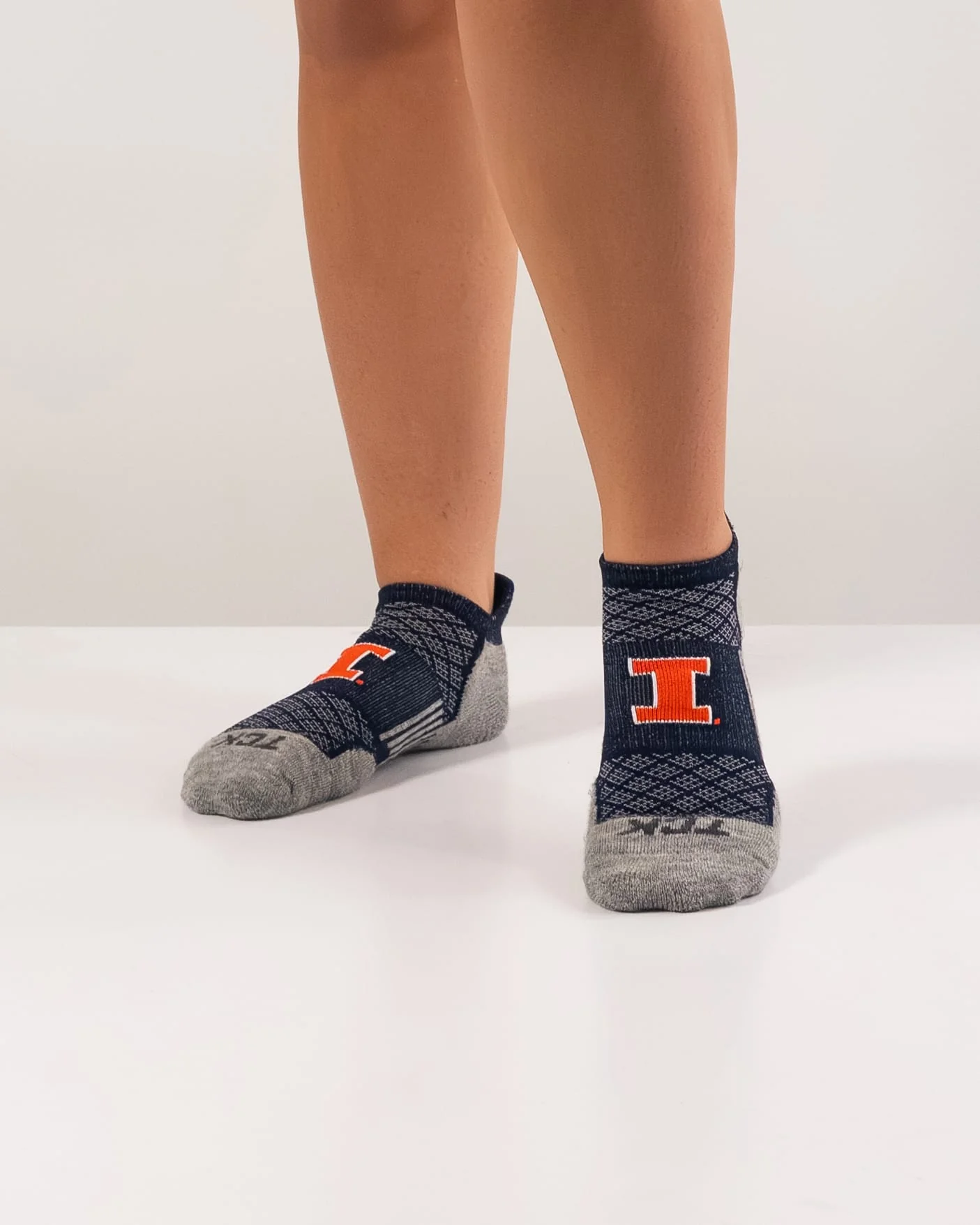Illinois Fighting Illini No Show Tour Socks - Image 4