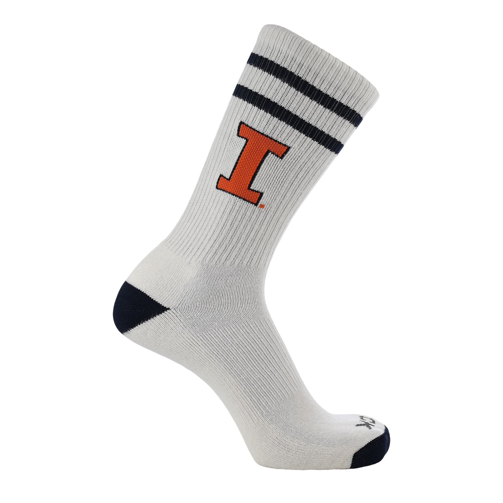 Illinois Fighting Illini Socks NCAA Socks For Men and Womens Soft Cotton Sock