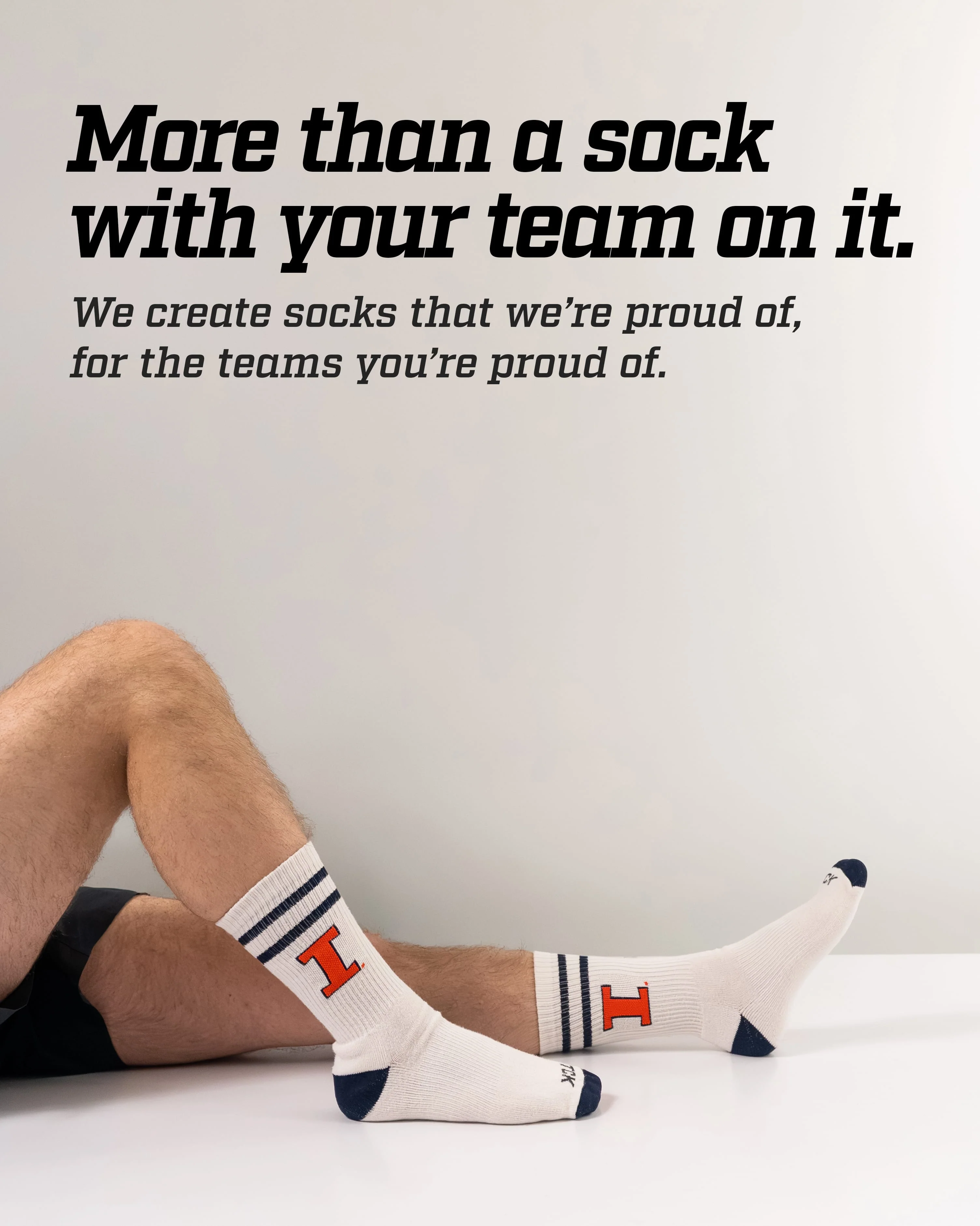Illinois Fighting Illini Socks NCAA Socks For Men and Womens Soft Cotton Sock - Image 4