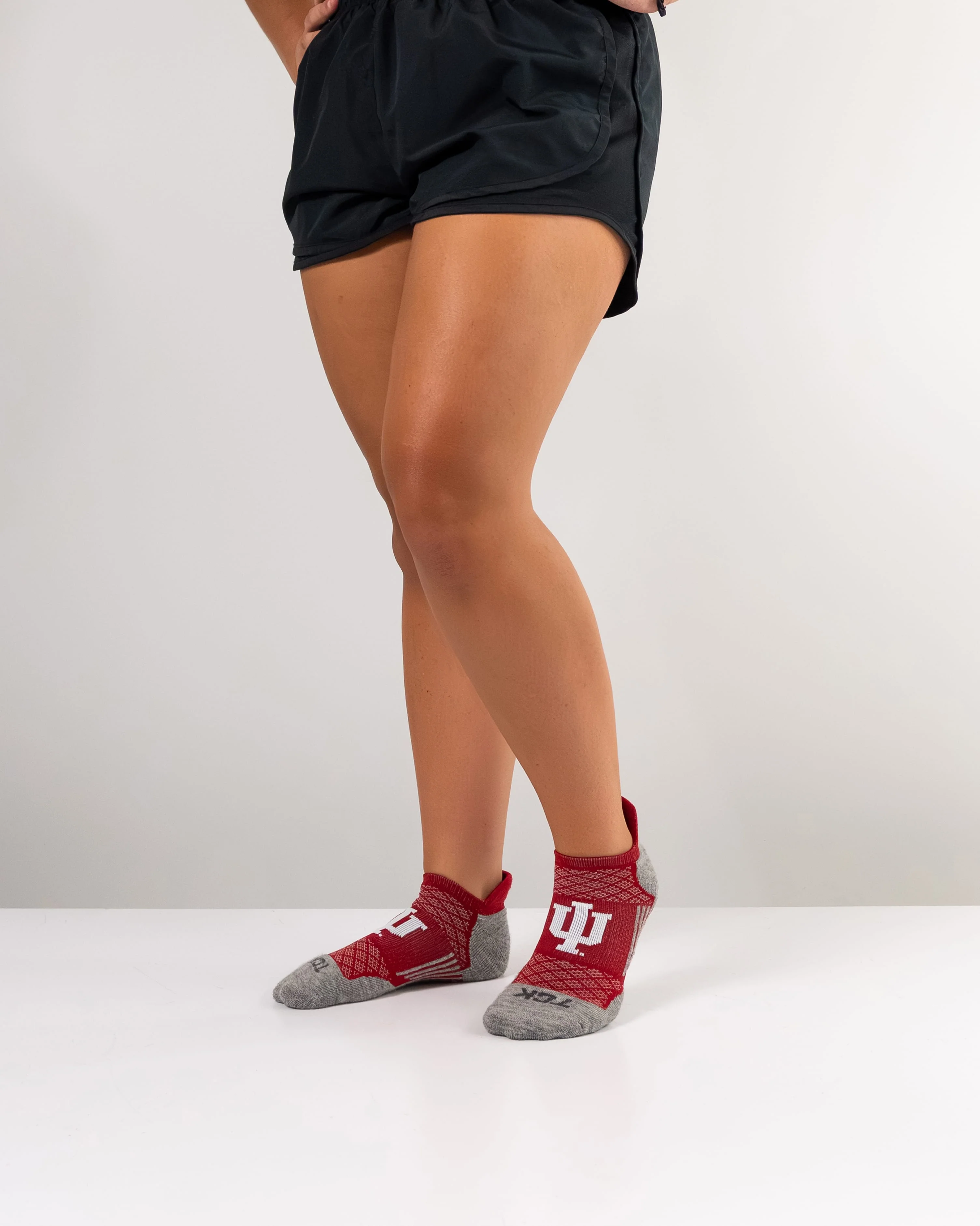 Indiana Hoosiers No Show Tour Socks - Image 5