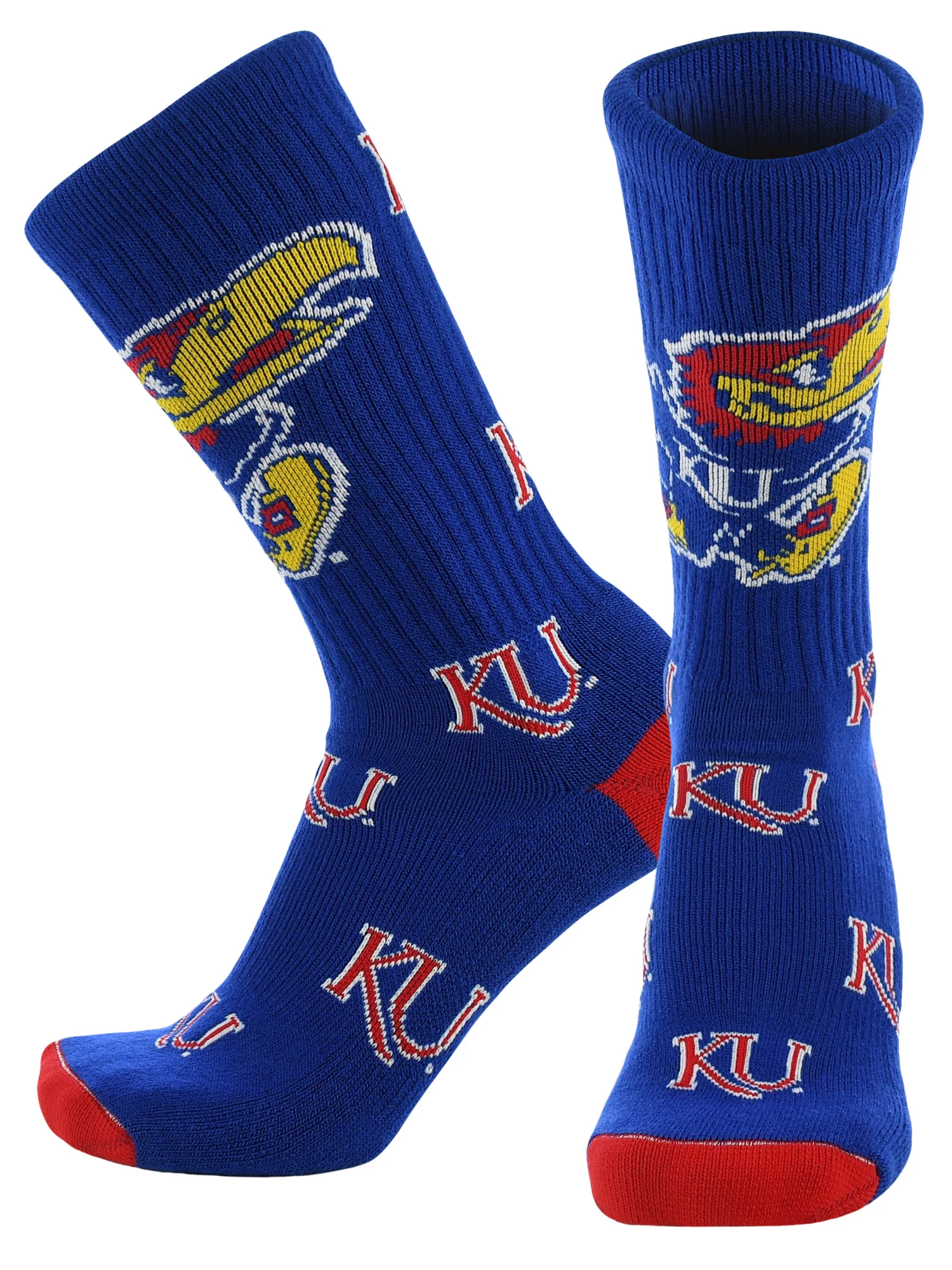 Kansas Jayhawks Mayhem Crew Socks
