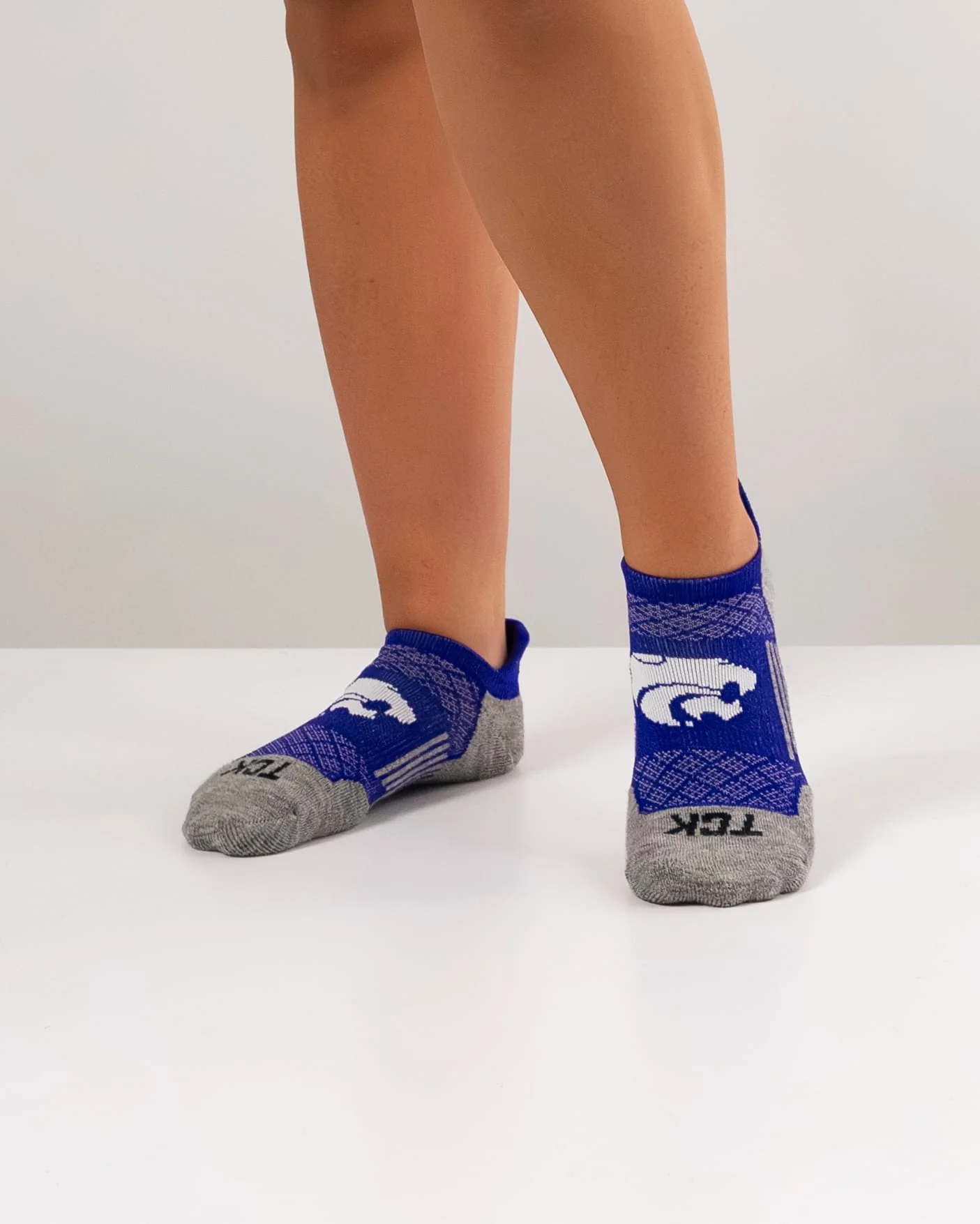 Kansas State Wildcats No Show Tour Socks - Image 4