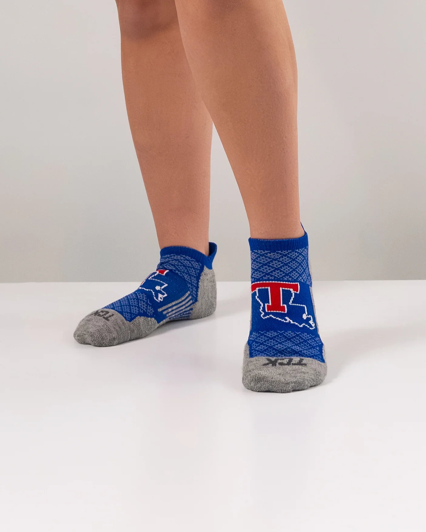 Louisana Tech Bulldogs No Show Tour Socks - Image 4